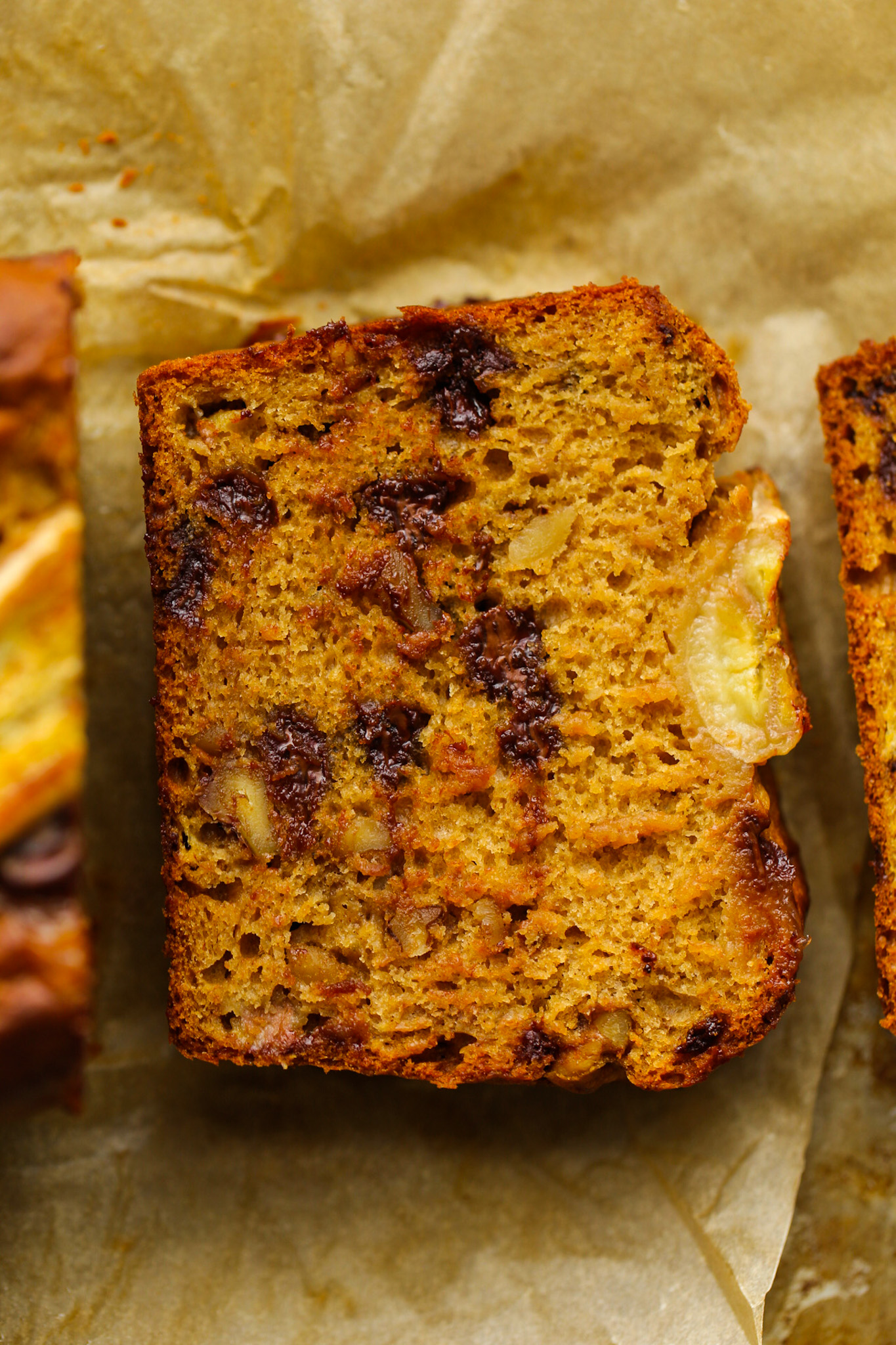 Chunky Chocolate Chip Banana Bread