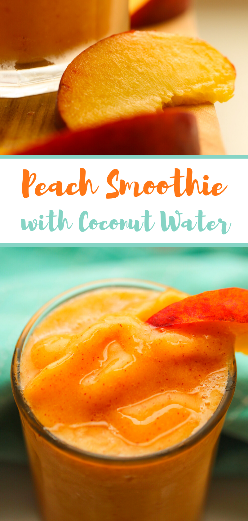 coconut water smoothie pin