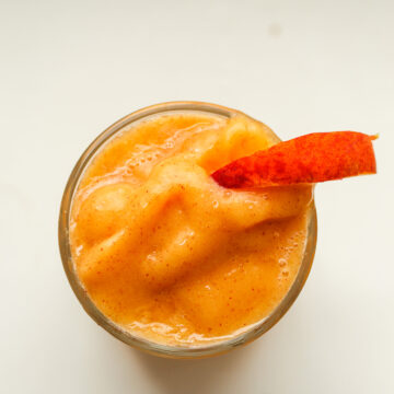 peach coconut water smoothie