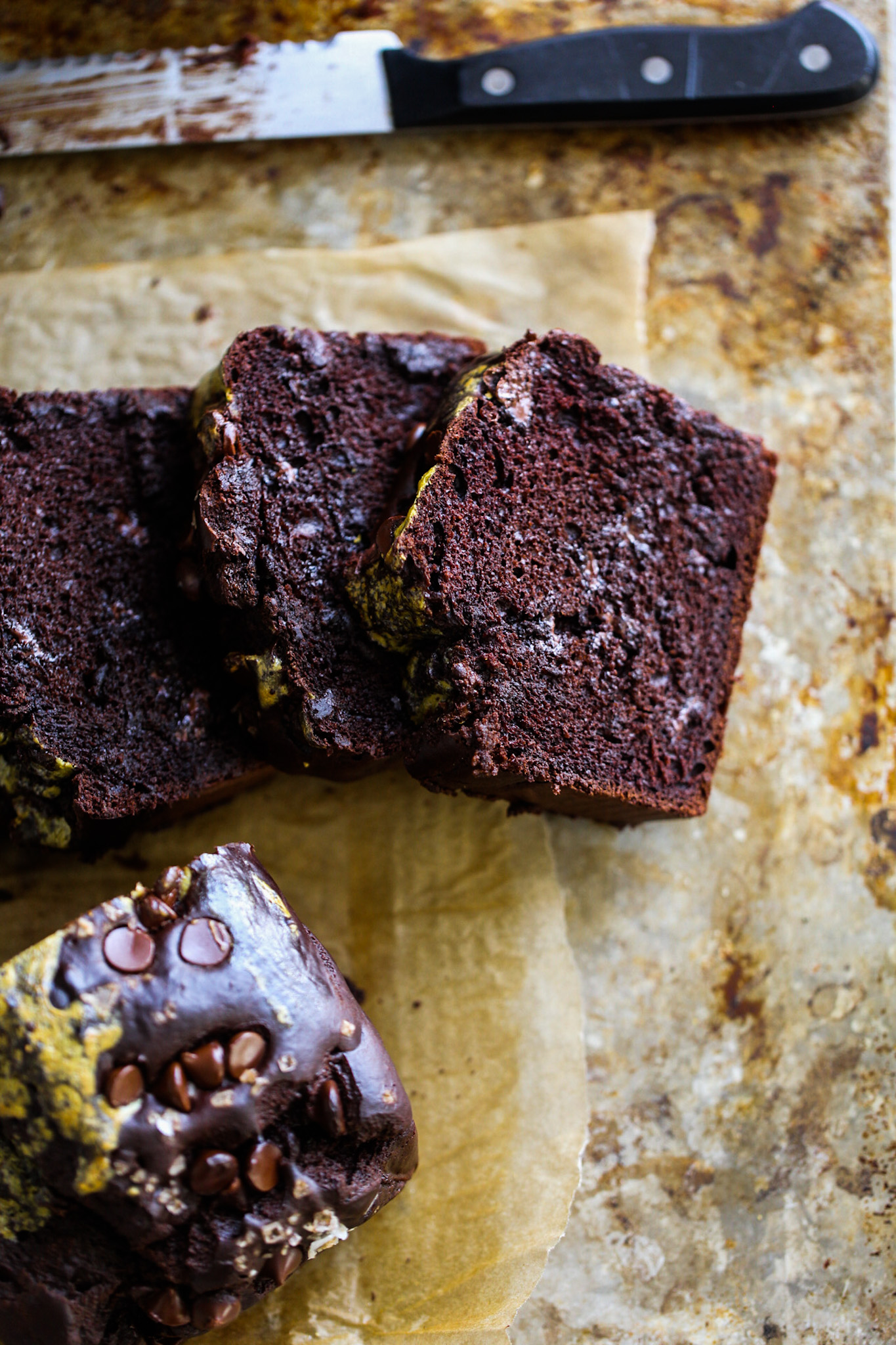 chocolate bread slices