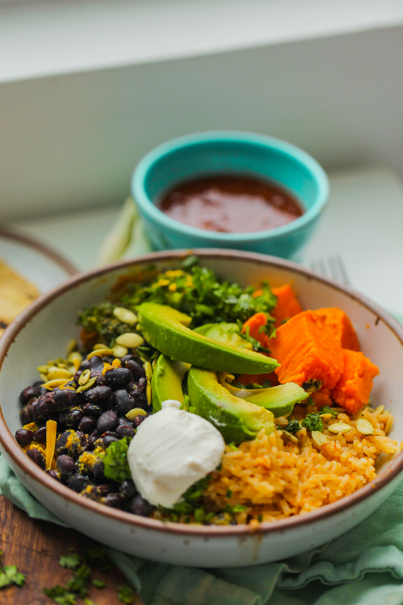 easy vegan burrito bowl