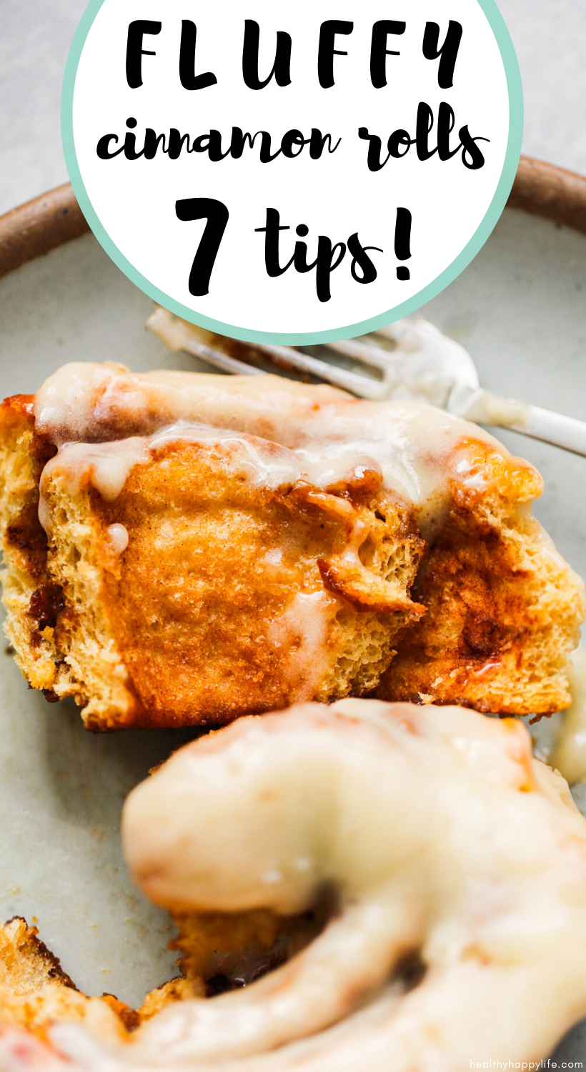 Fluffy cinnamon rolls tips pin