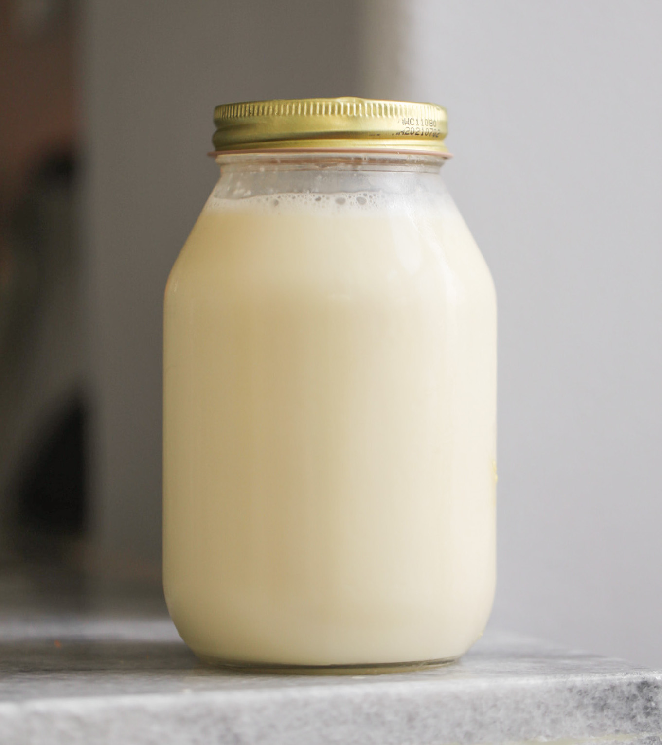 homemade soy milk