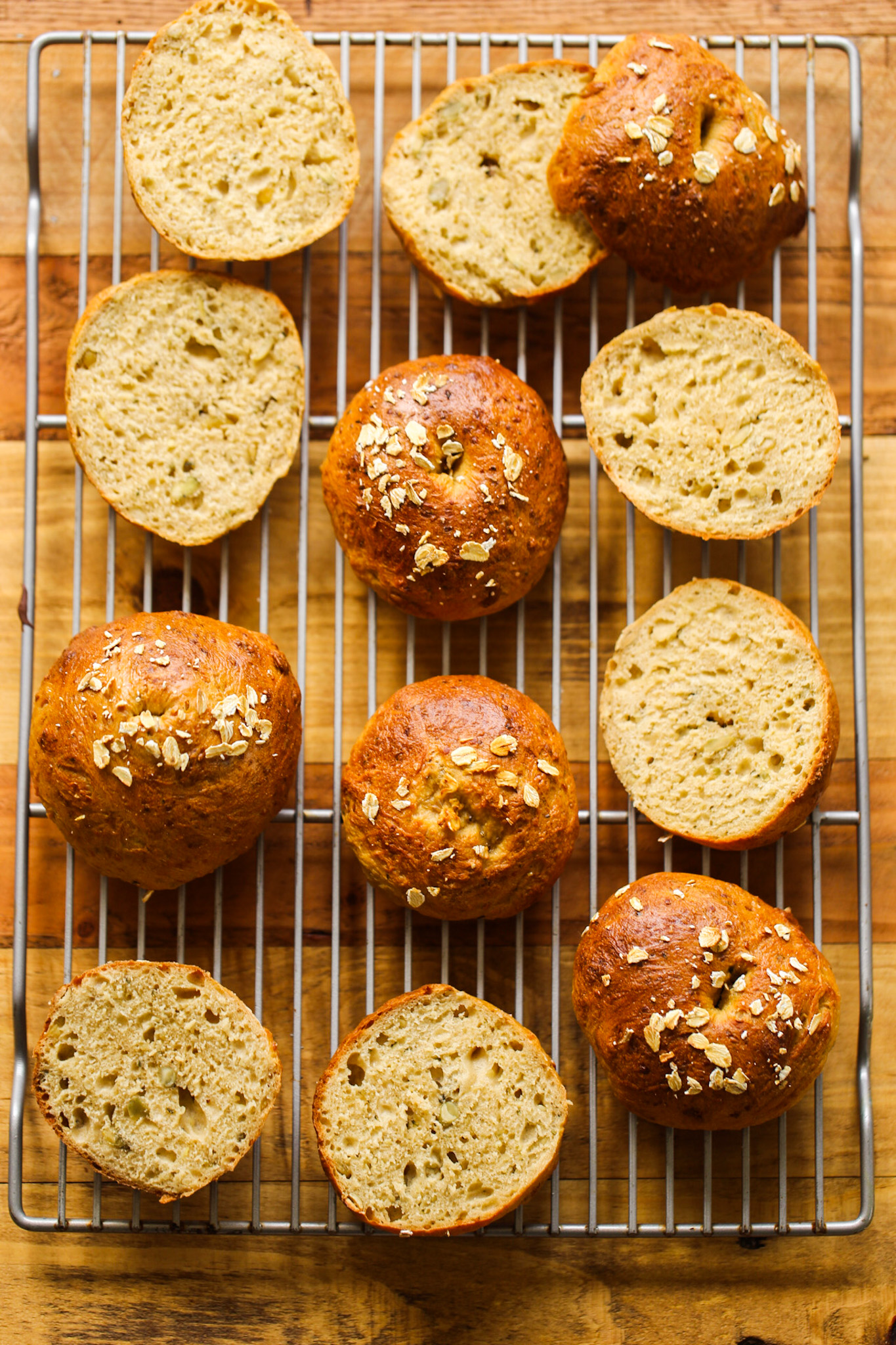 Pumpkin + Hemp Seed Bagels