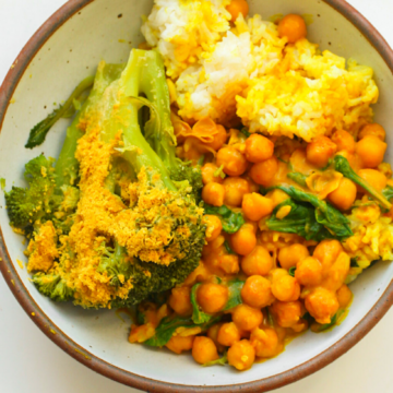 veggie rice bowls pin