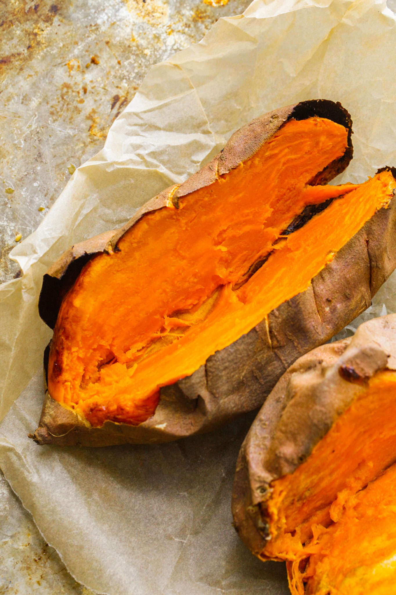 oven baked sweet potatoes