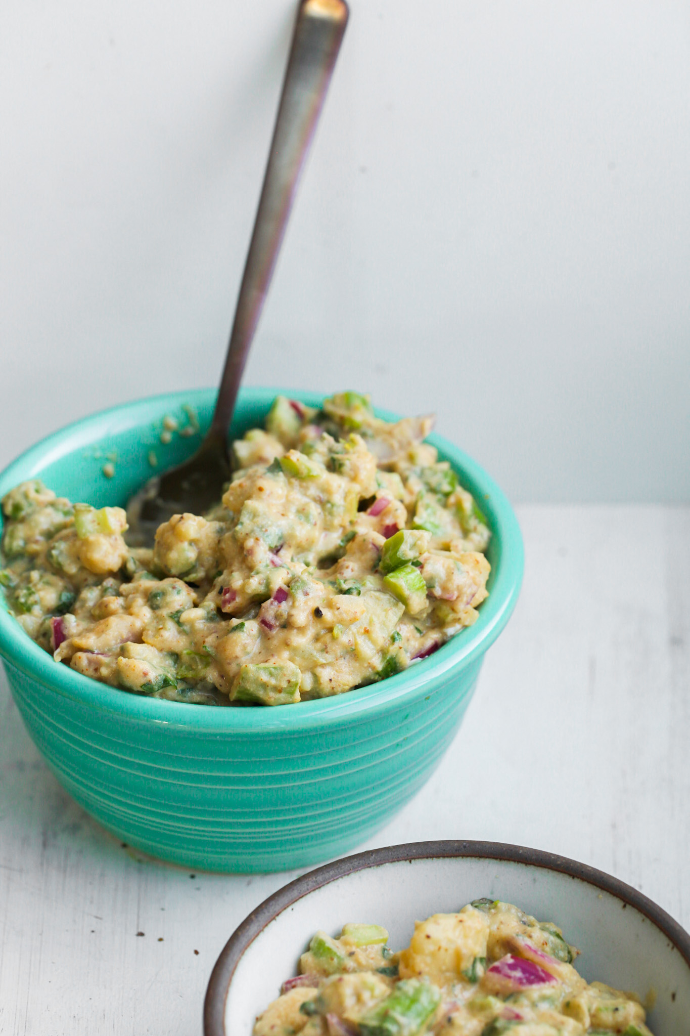 crunchy vegan potato salad