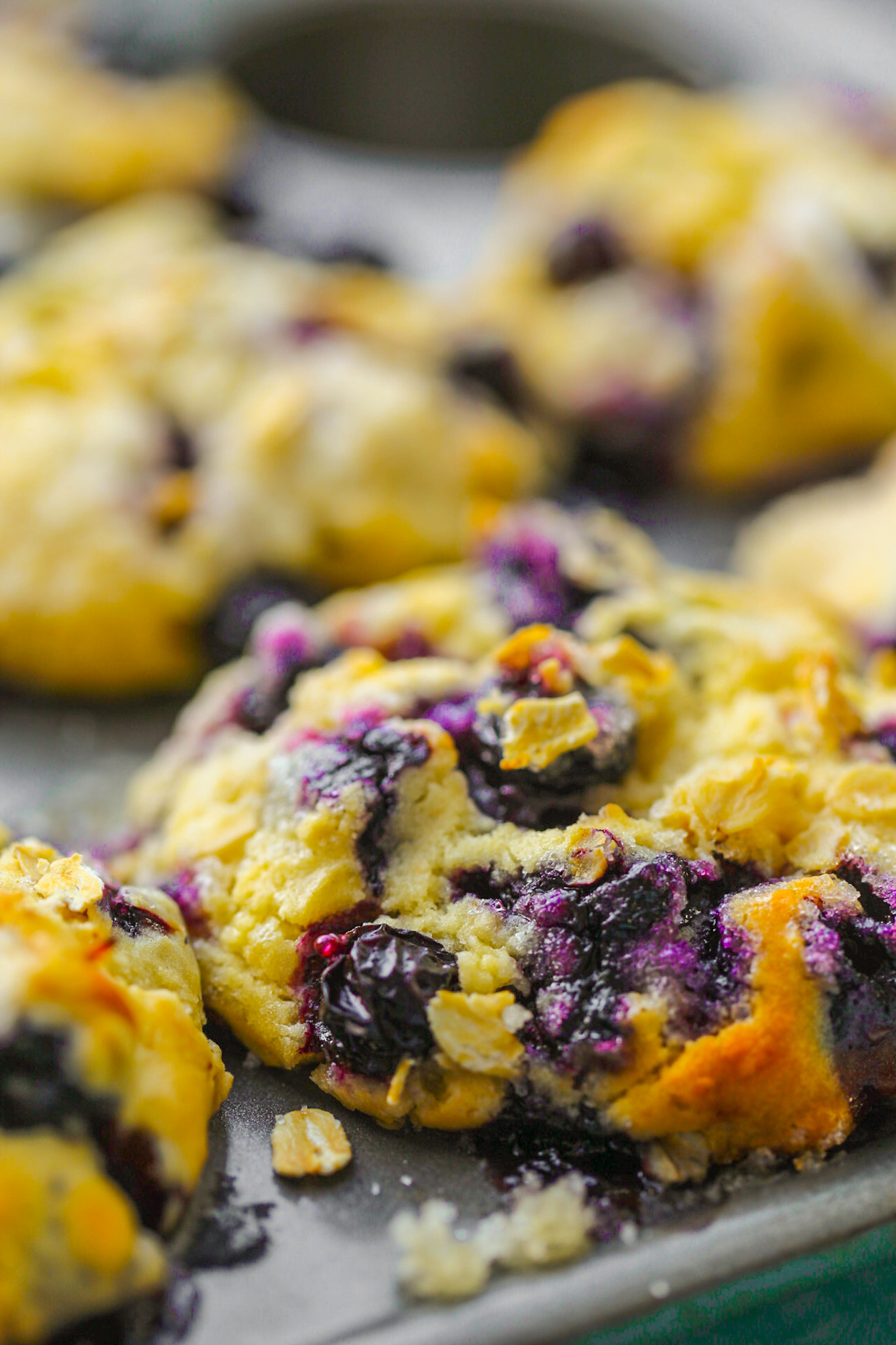 purple studded tops blueberry muffins