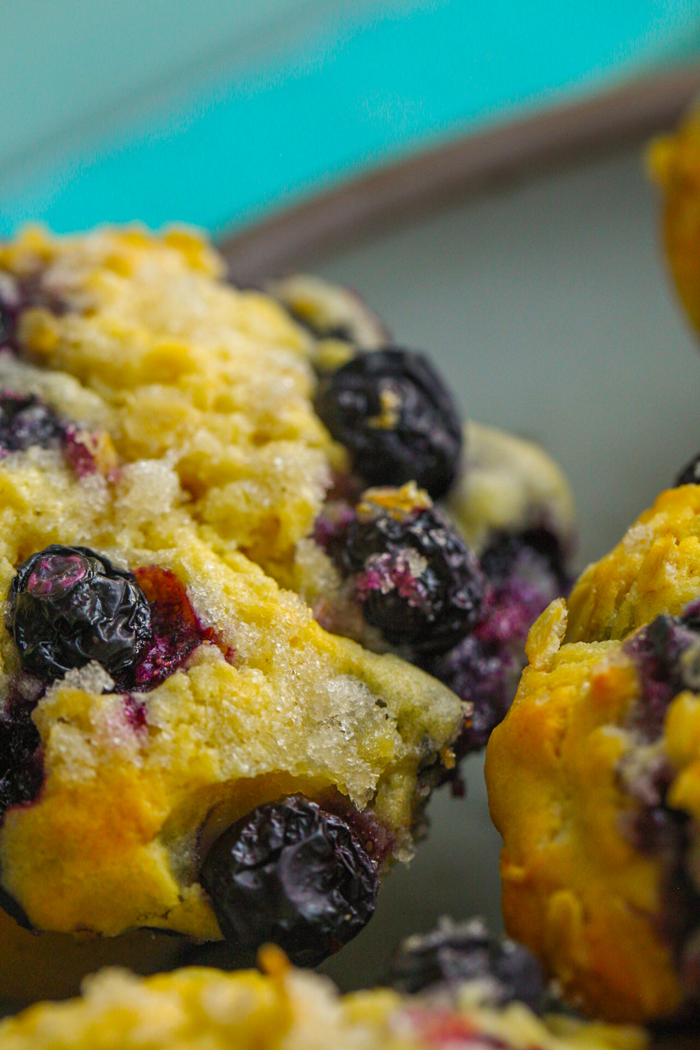 sugary crowns of muffin tops