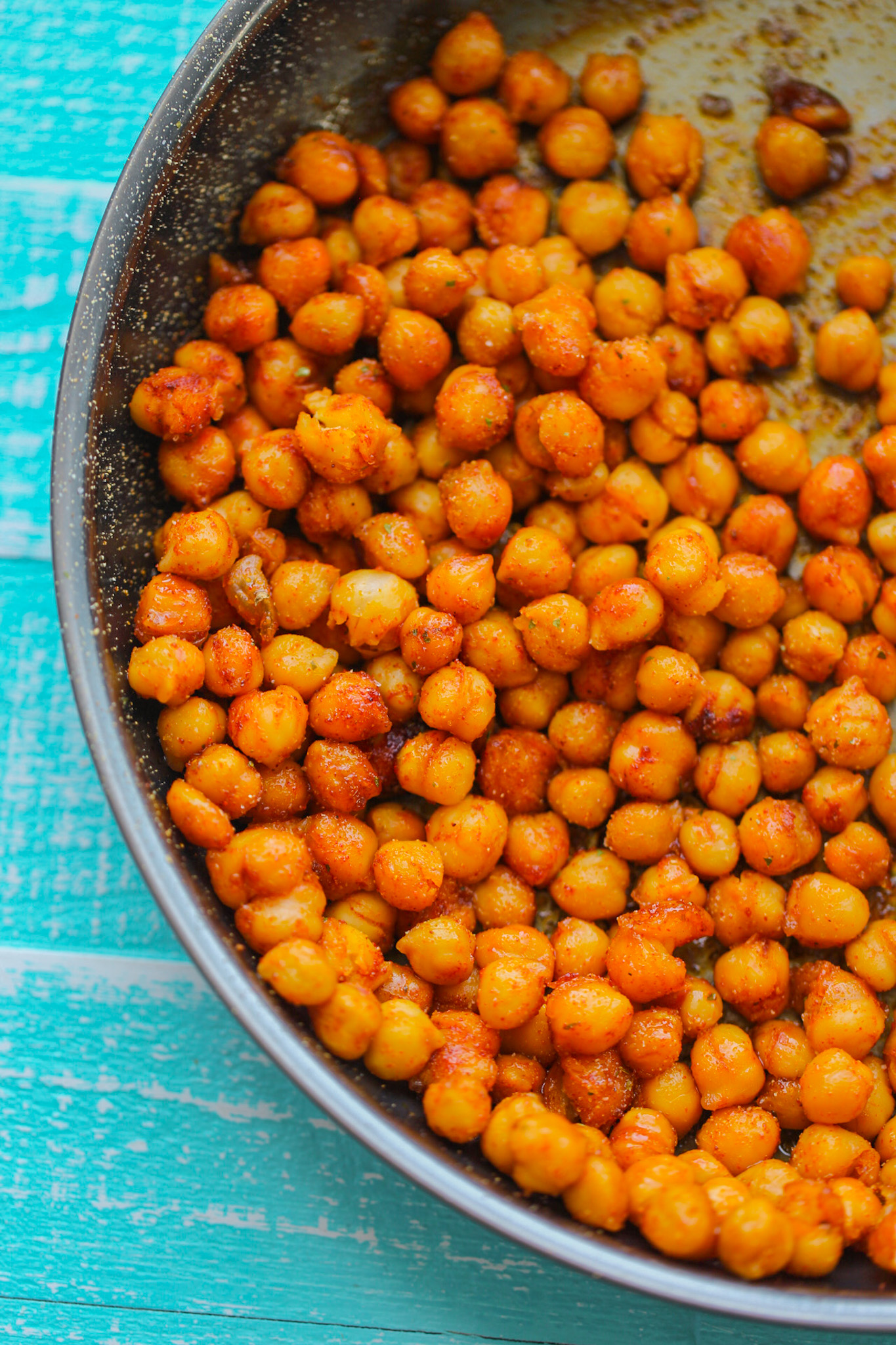 sweet and smoky skillet chickpeas