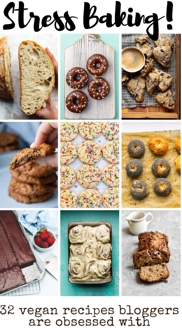 32 Stress Baking Recipes from Bloggers - HealthyHappyLife.com