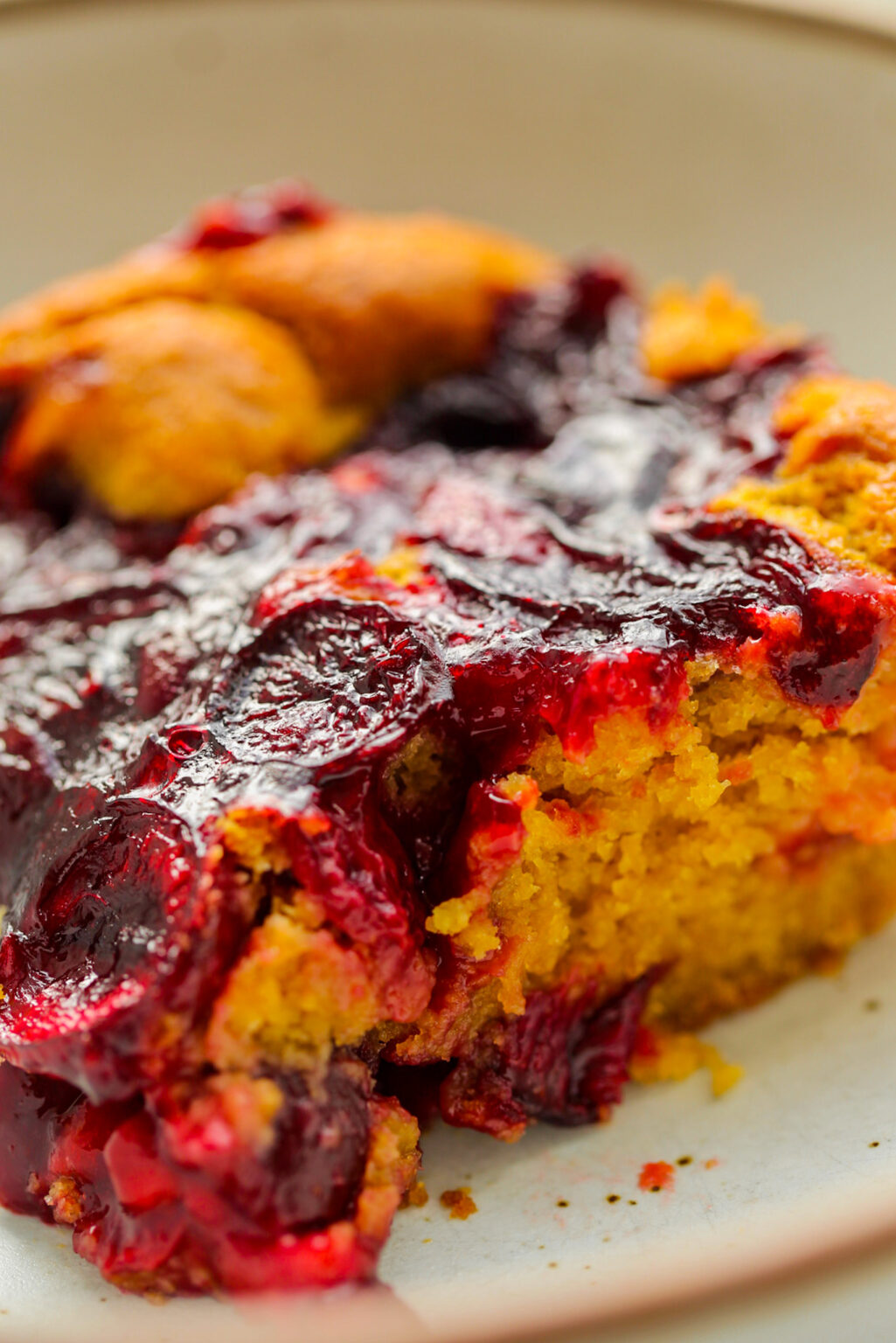 Fresh Cherry Cobbler - Vegan Dessert Recipe - HealthyHappyLife.com