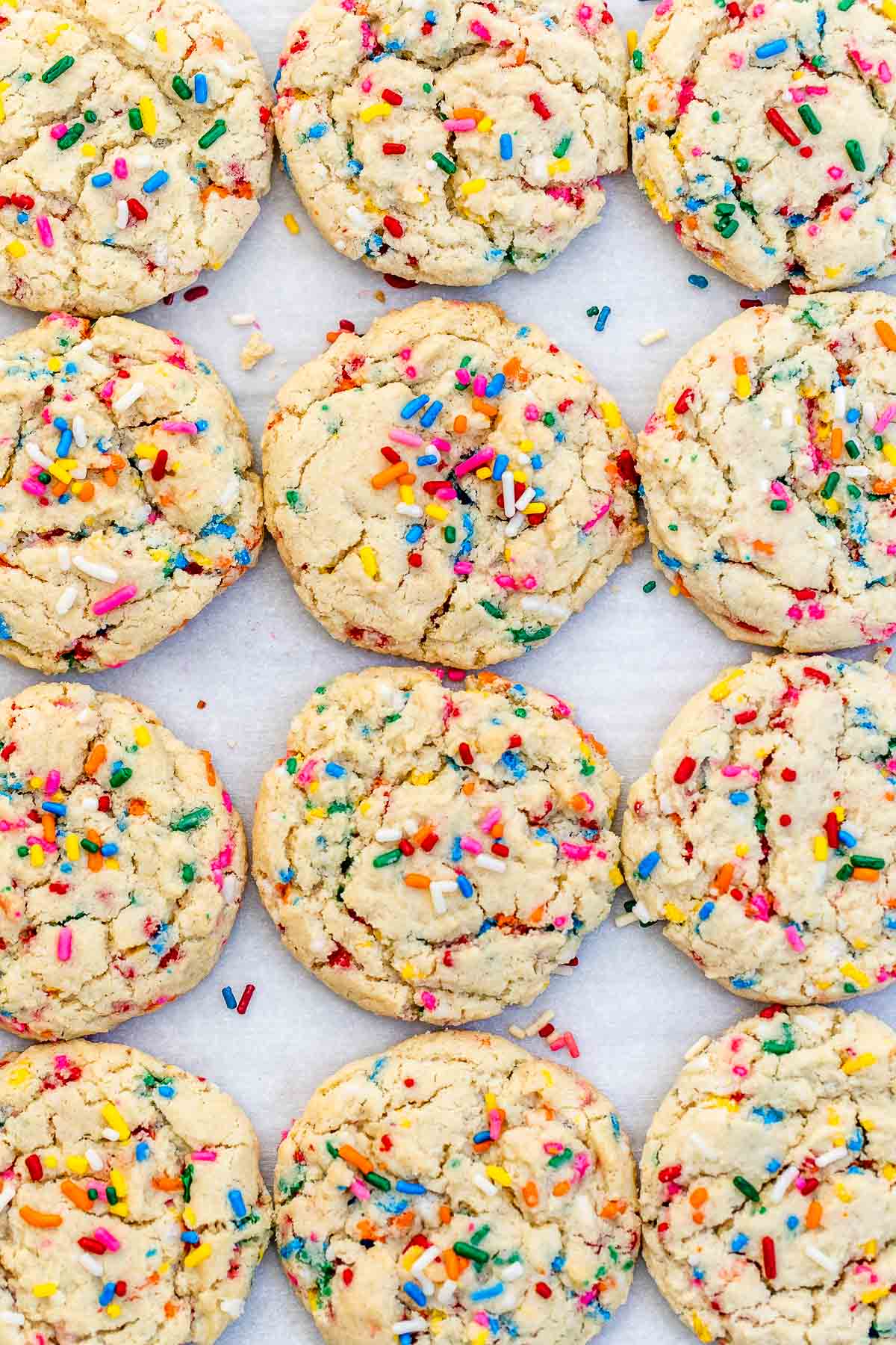 claire's funfetti cookies