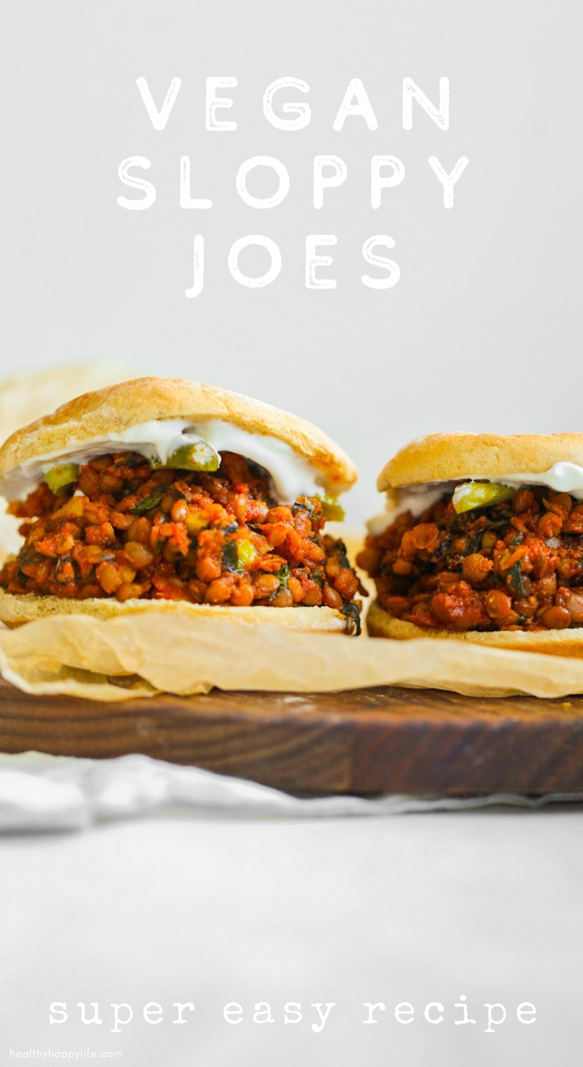 Vegan Sloppy Joes