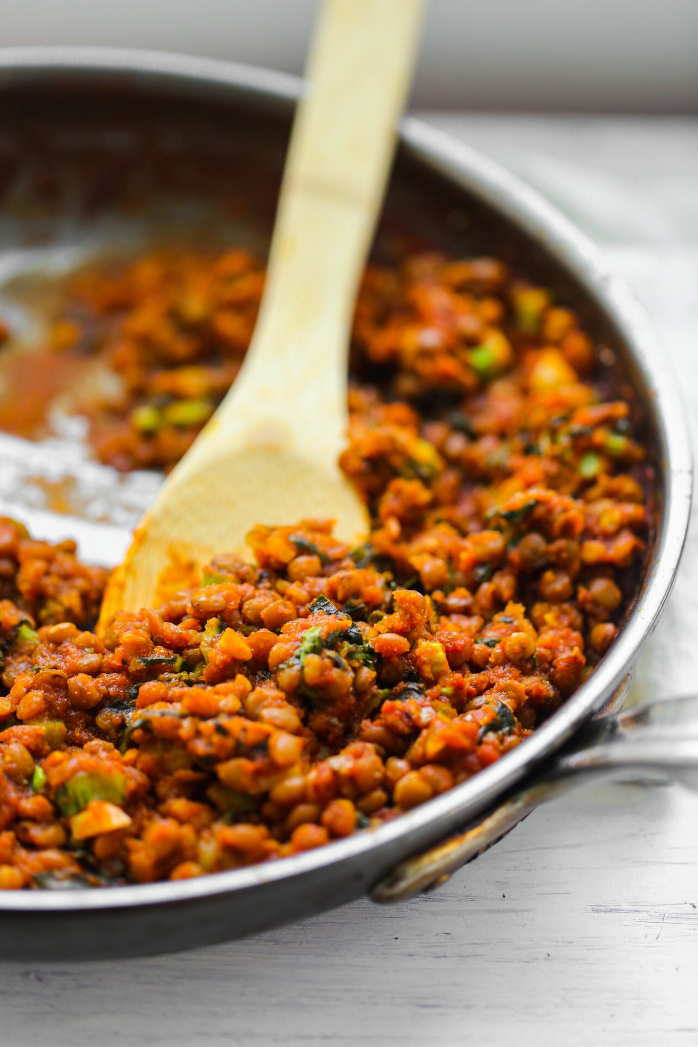 Vegan Sloppy Joe Filling in skillet