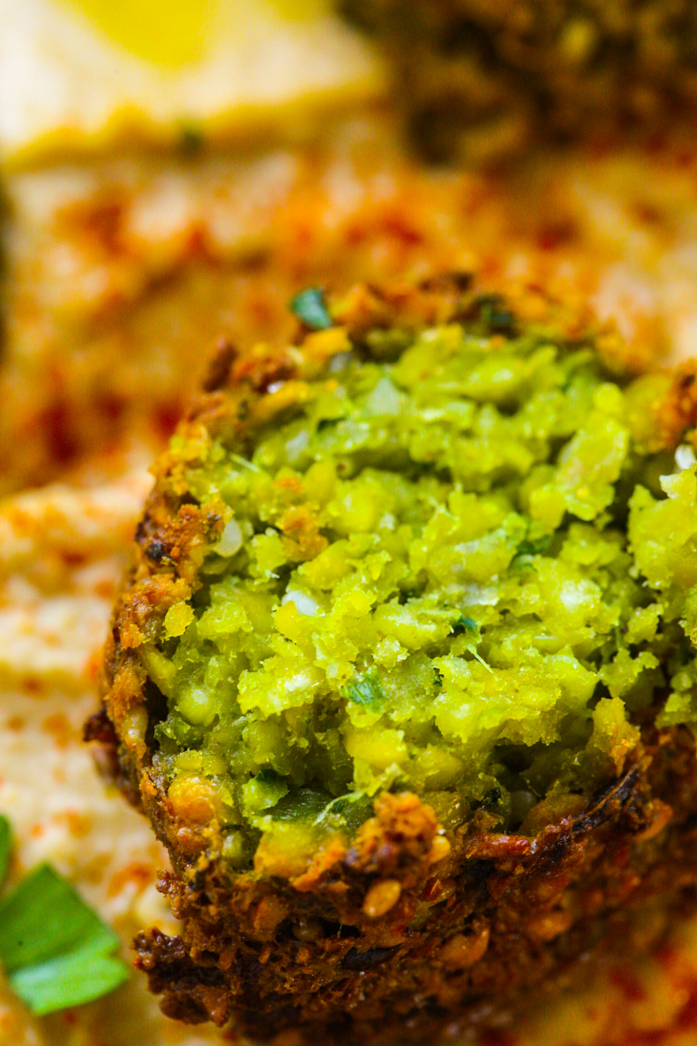 Green falafel