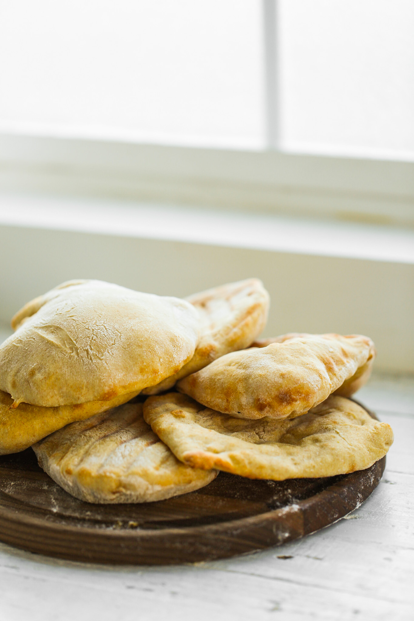 fluffy pita bread