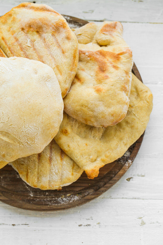 Homemade Pita Bread - HealthyHappyLife.com