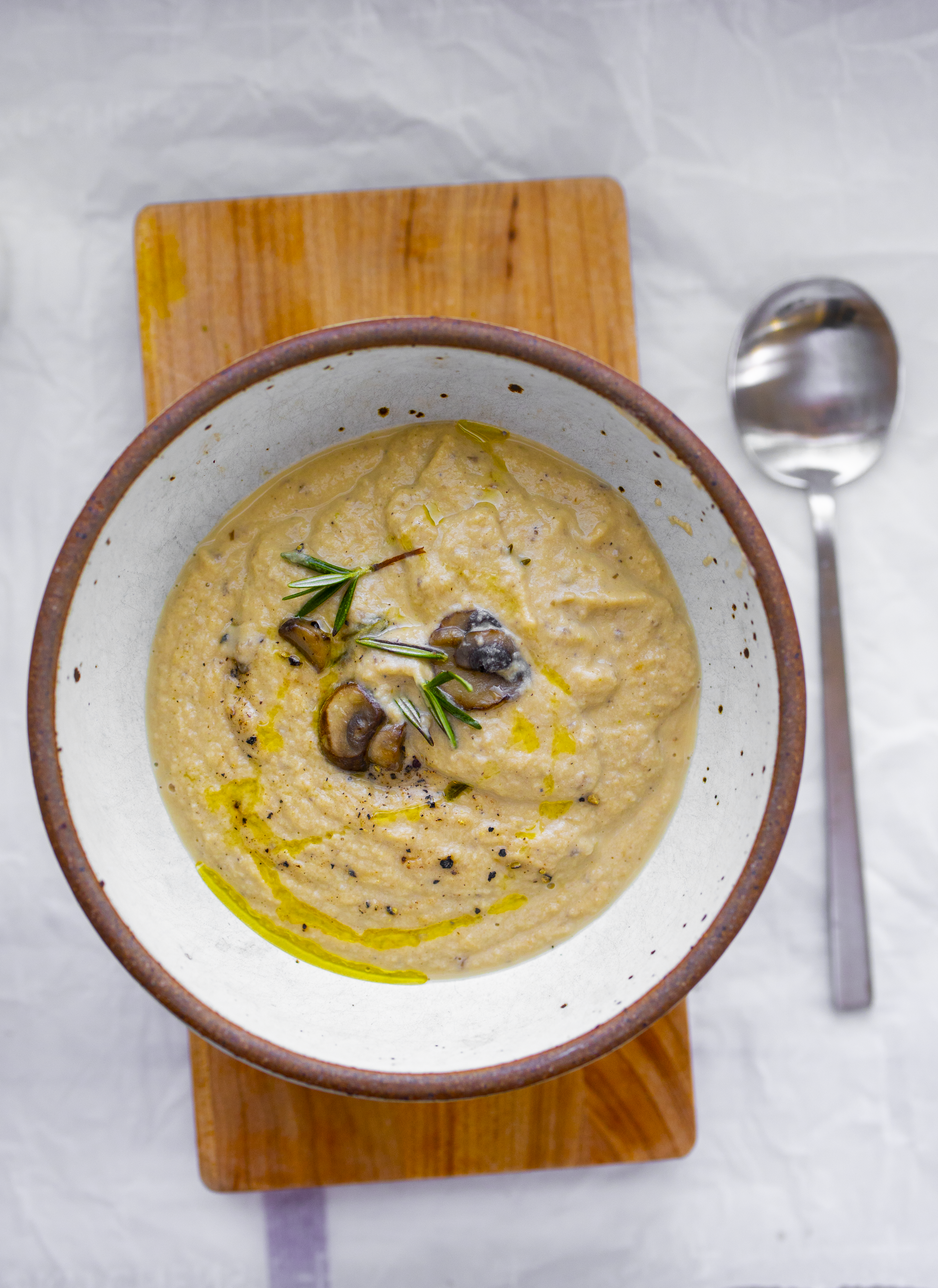 healthy cream of mushroom soup