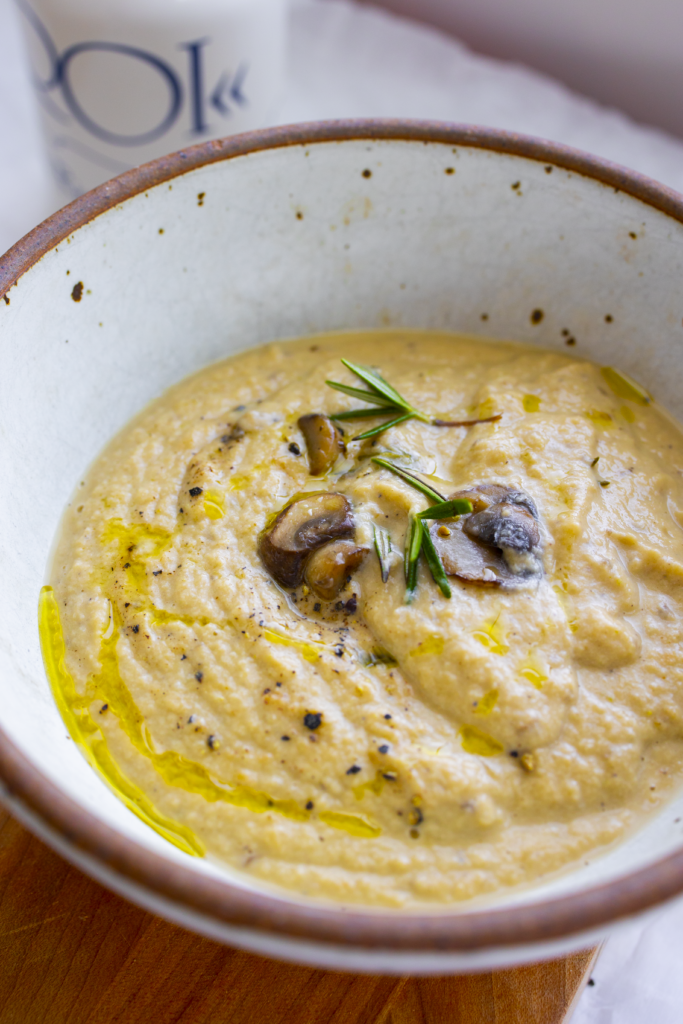 Vegan Mushroom Soup - No-Cream of Mushroom - HealthyHappyLife.com
