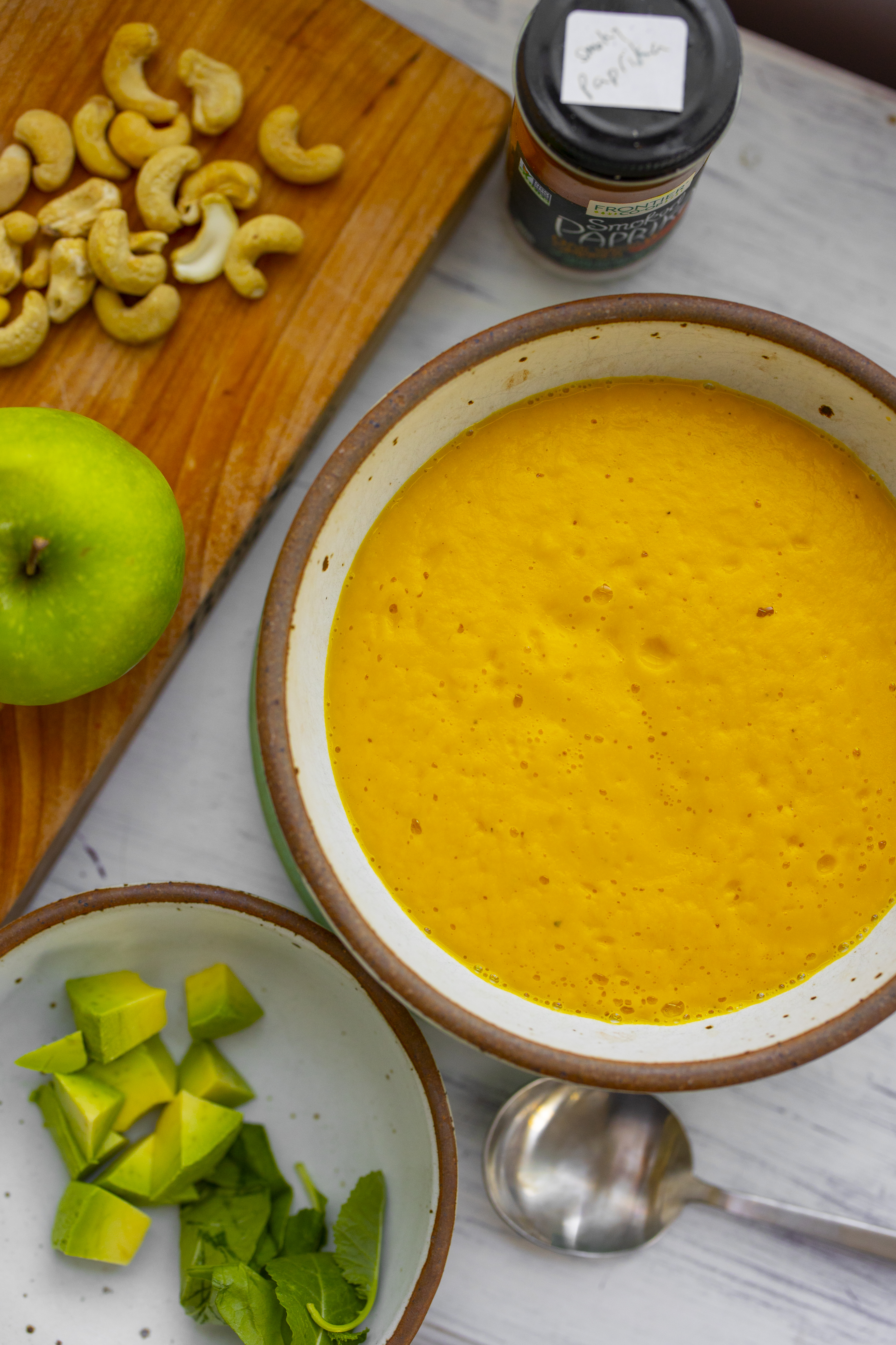 butternut squash soup bowl