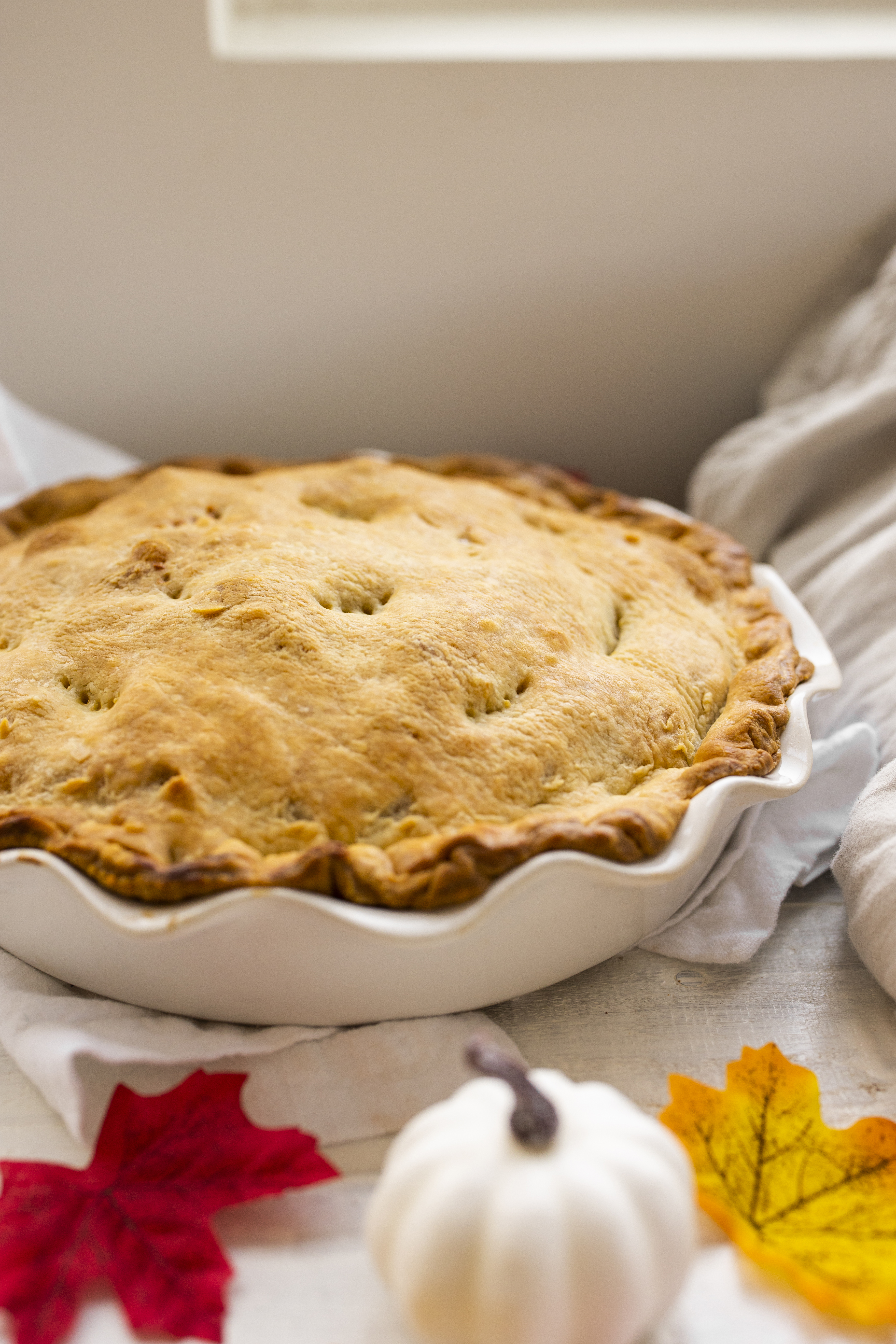 pot pie crust baked