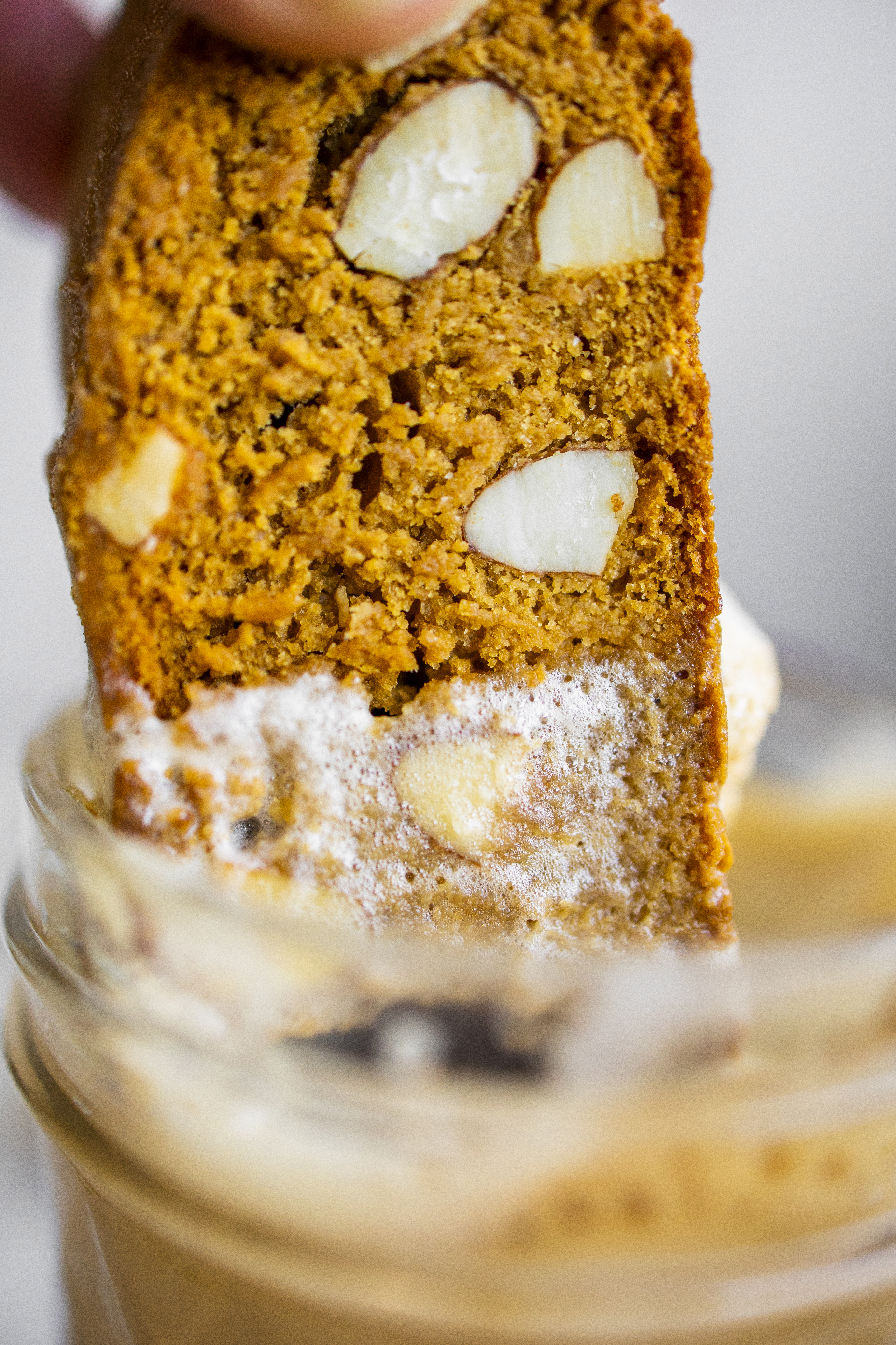 close up Vegan Biscotti