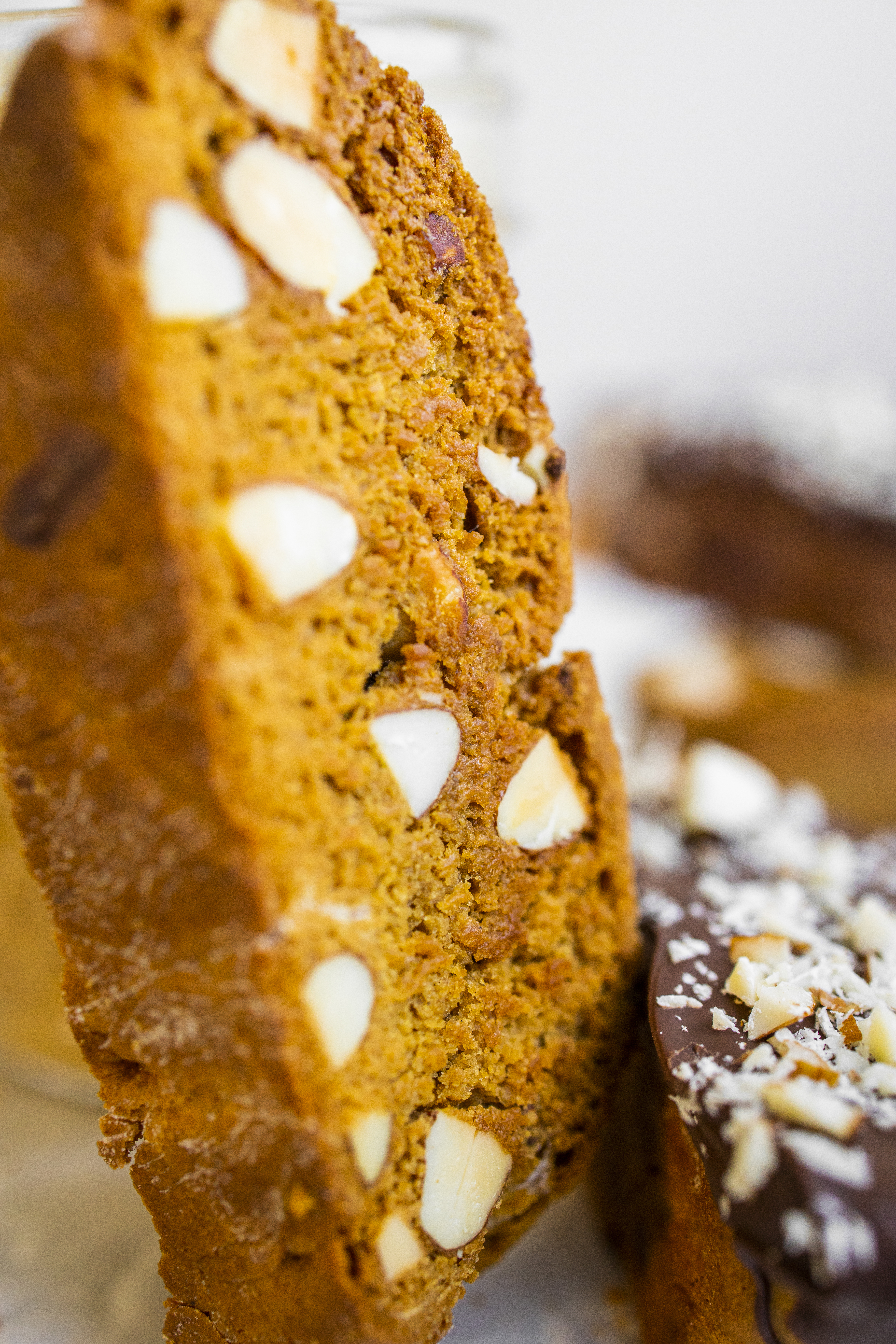 Vegan Biscotti with almonds