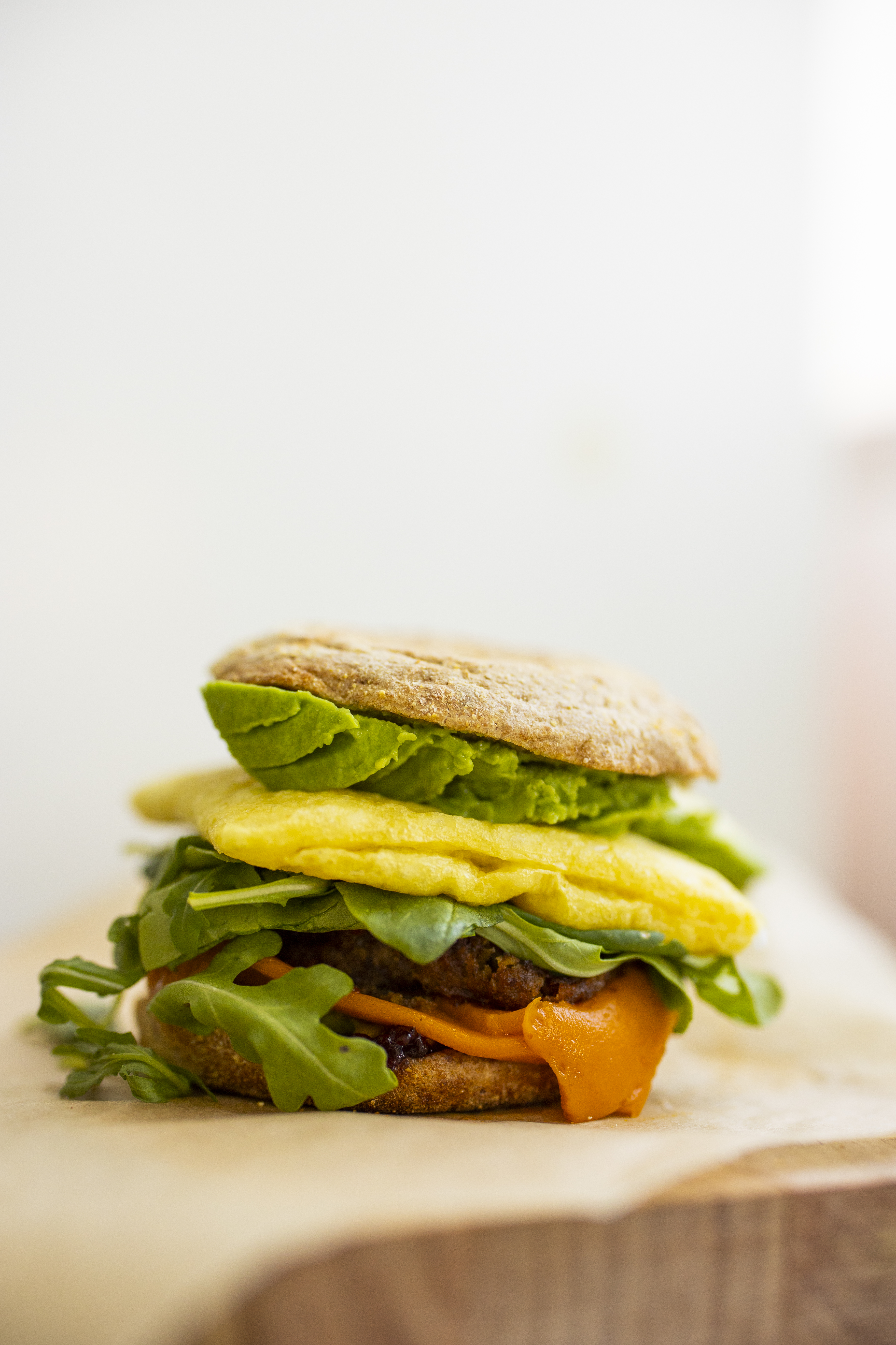 Kathy's Vegan Breakfast Sandwich