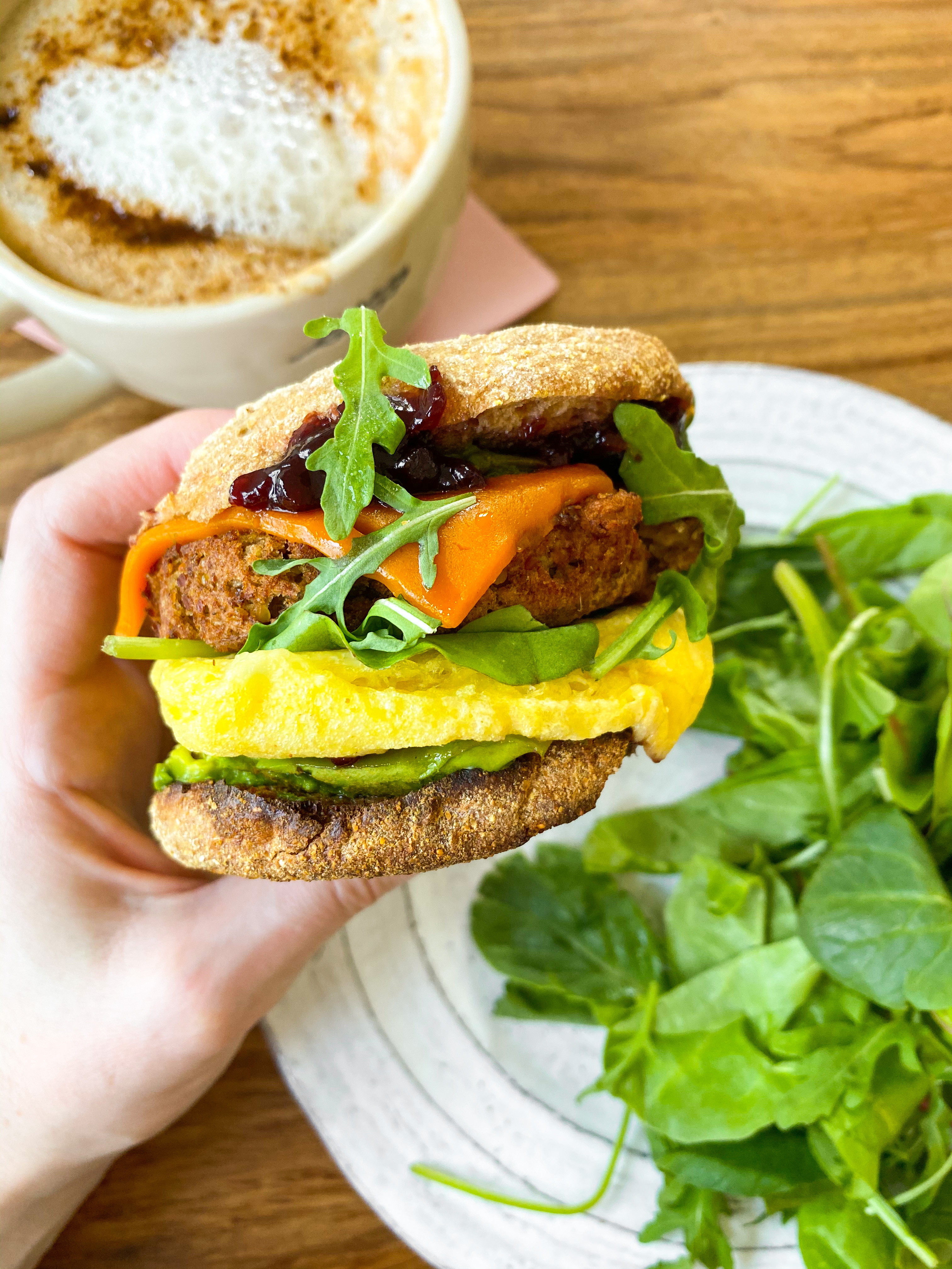 Vegan Breakfast Sandwich Boston