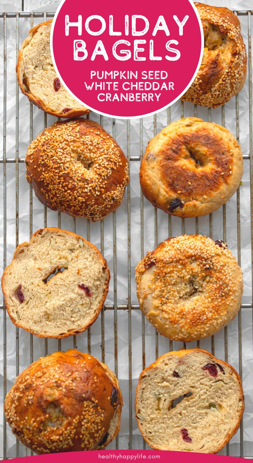 Holiday Bagels - HealthyHappyLife.com