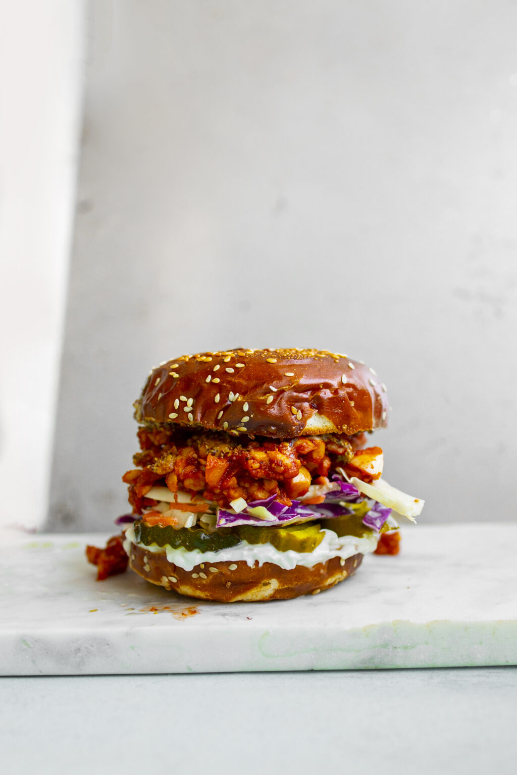 Vegan Tempeh Sloppy Joes - HealthyHappyLife.com