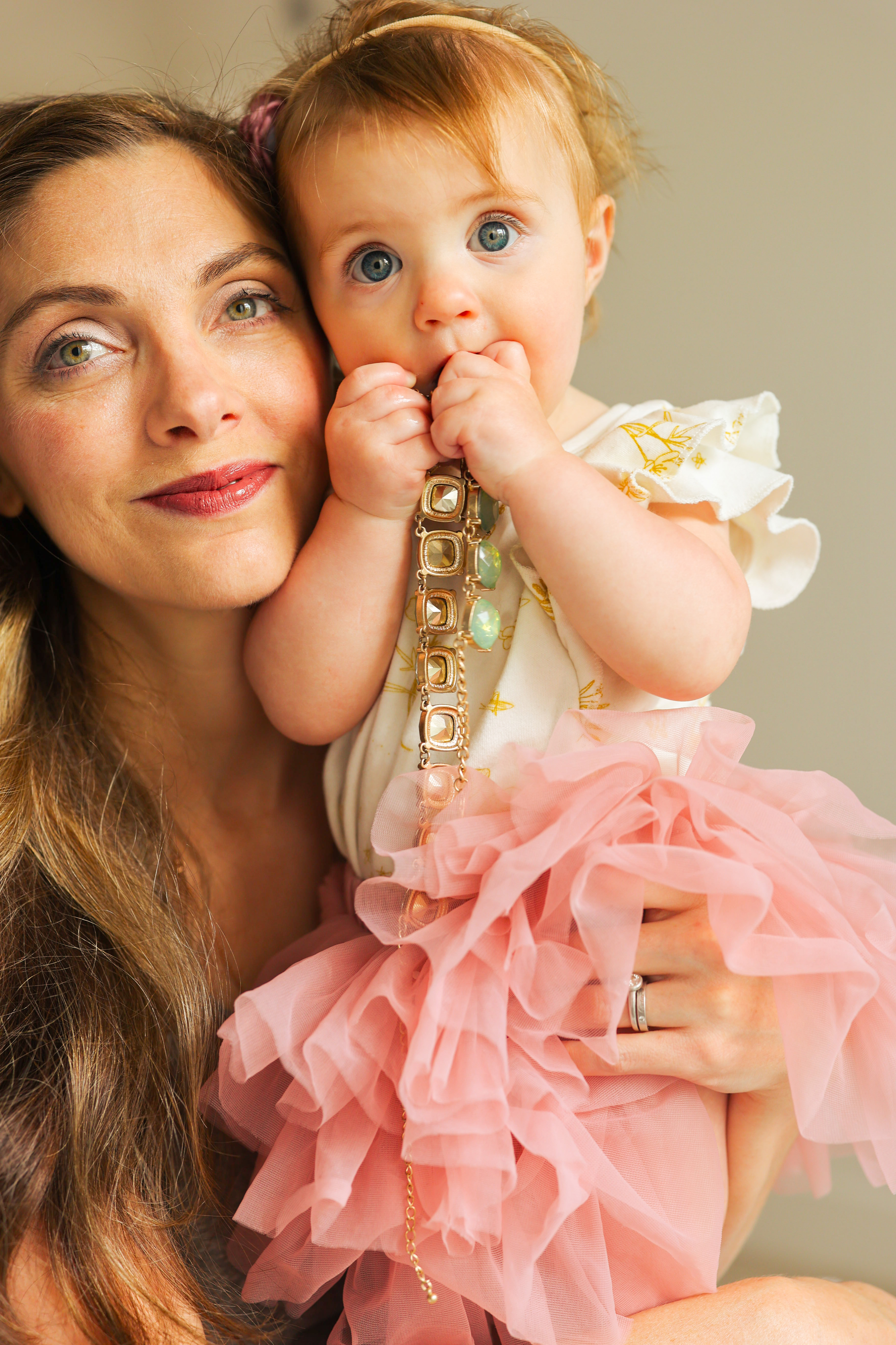 mom and me glam photoshoot pink tutu