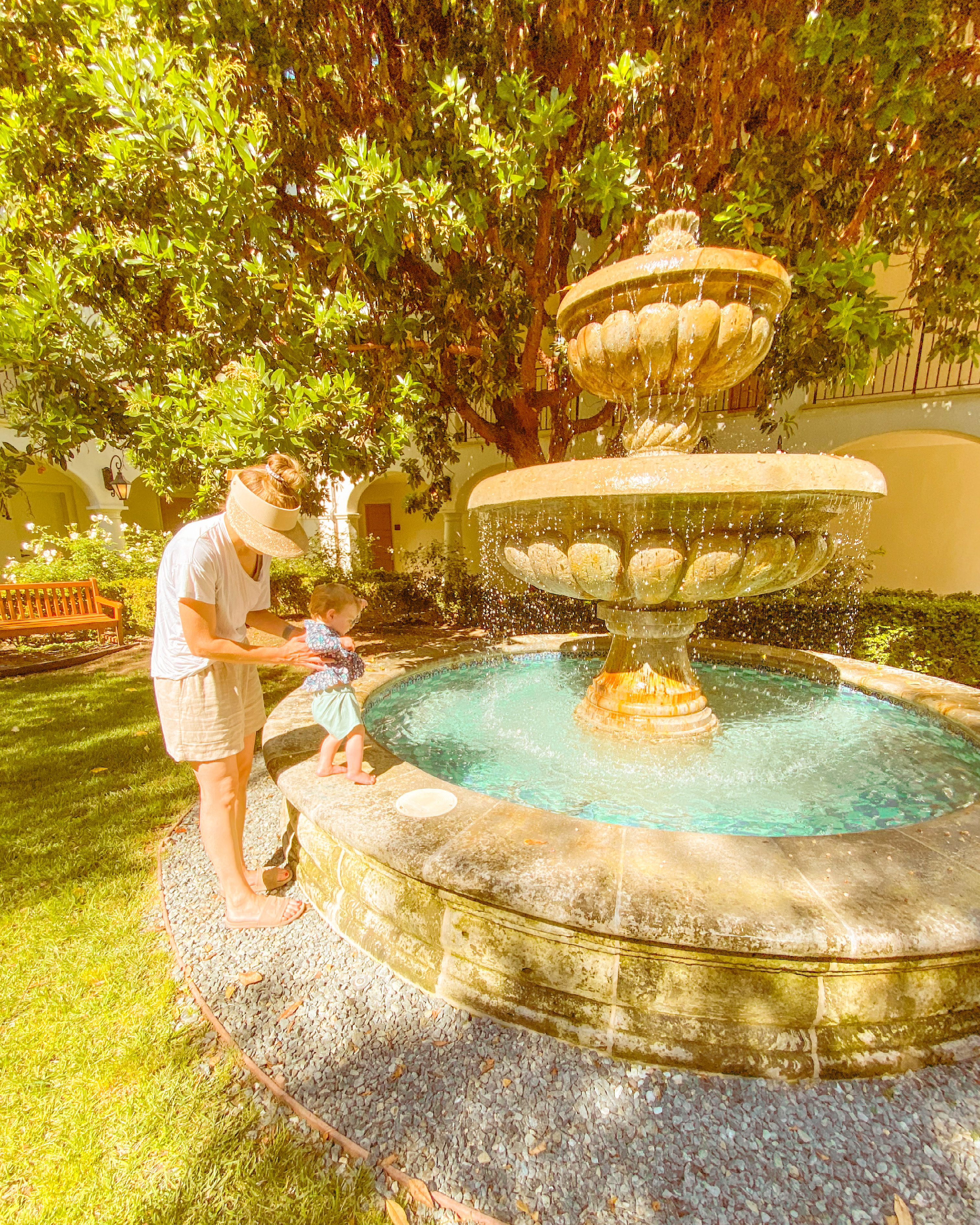 ritz Santa Barbara fountain