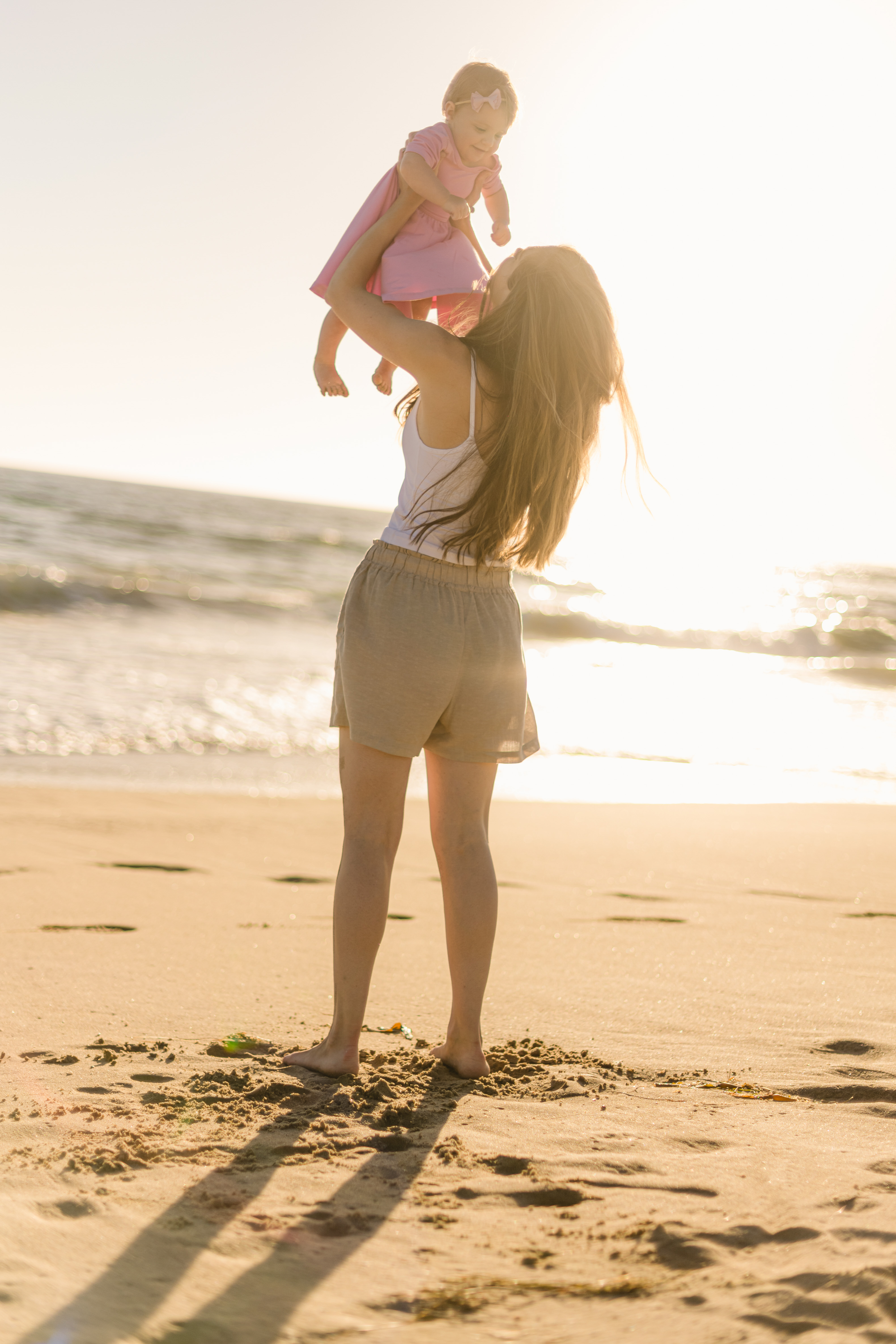 sunset baby beach photoshoot