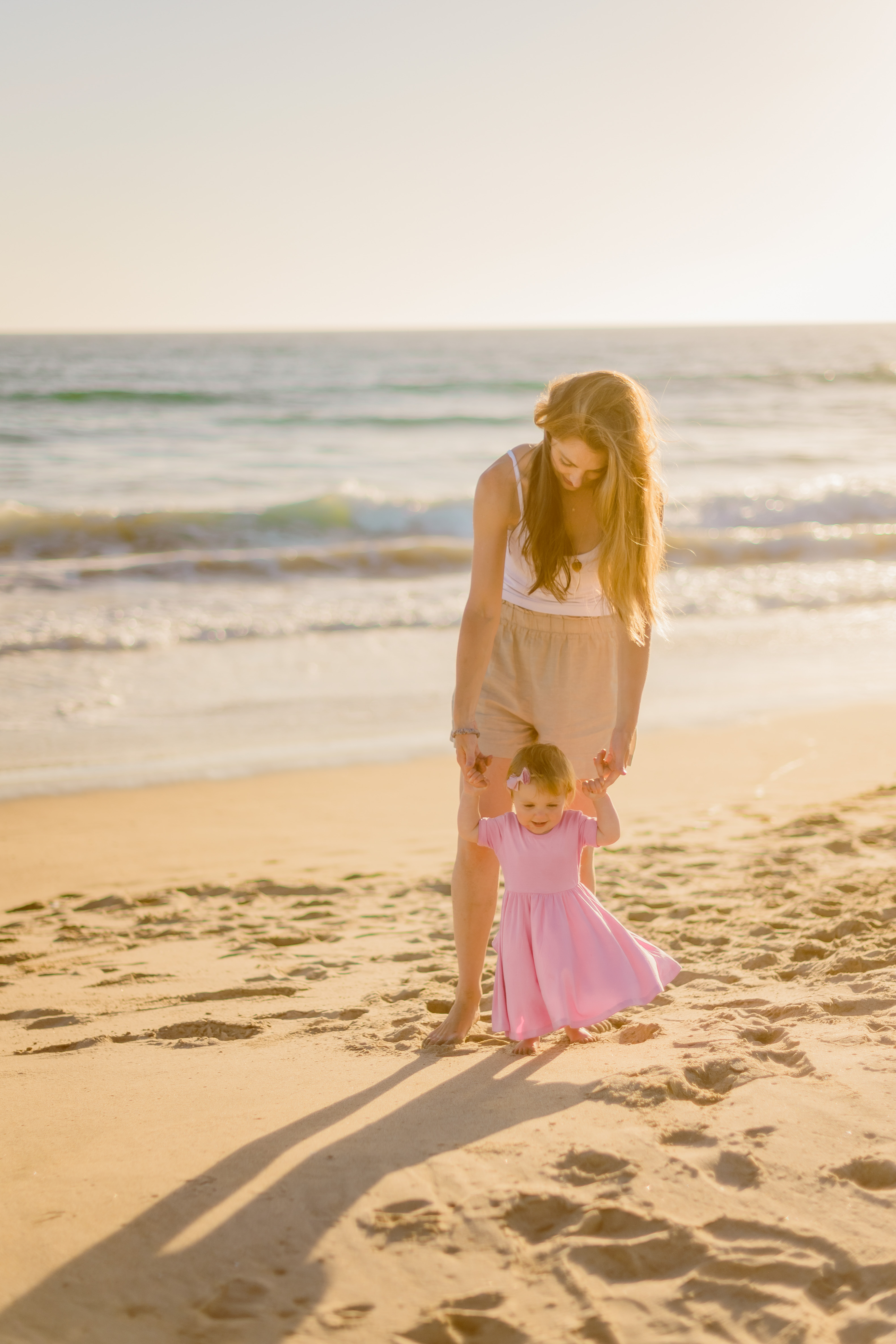 Beach Baby Photoshoot - Mommy and Me - HealthyHappyLife.com