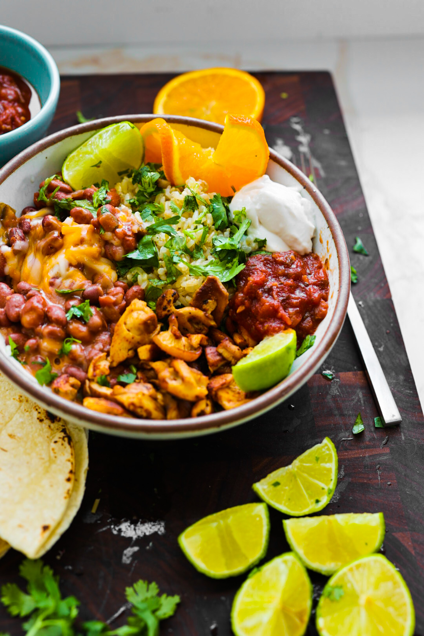 Easy Mushroom Burrito Bowl