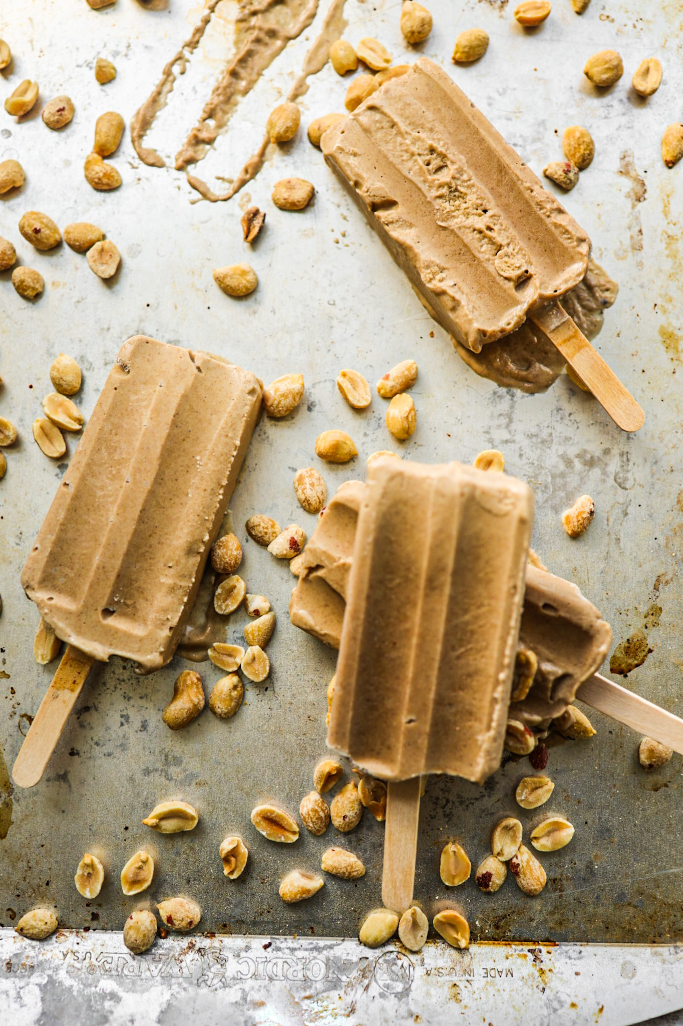 melty peanut butter popsicles