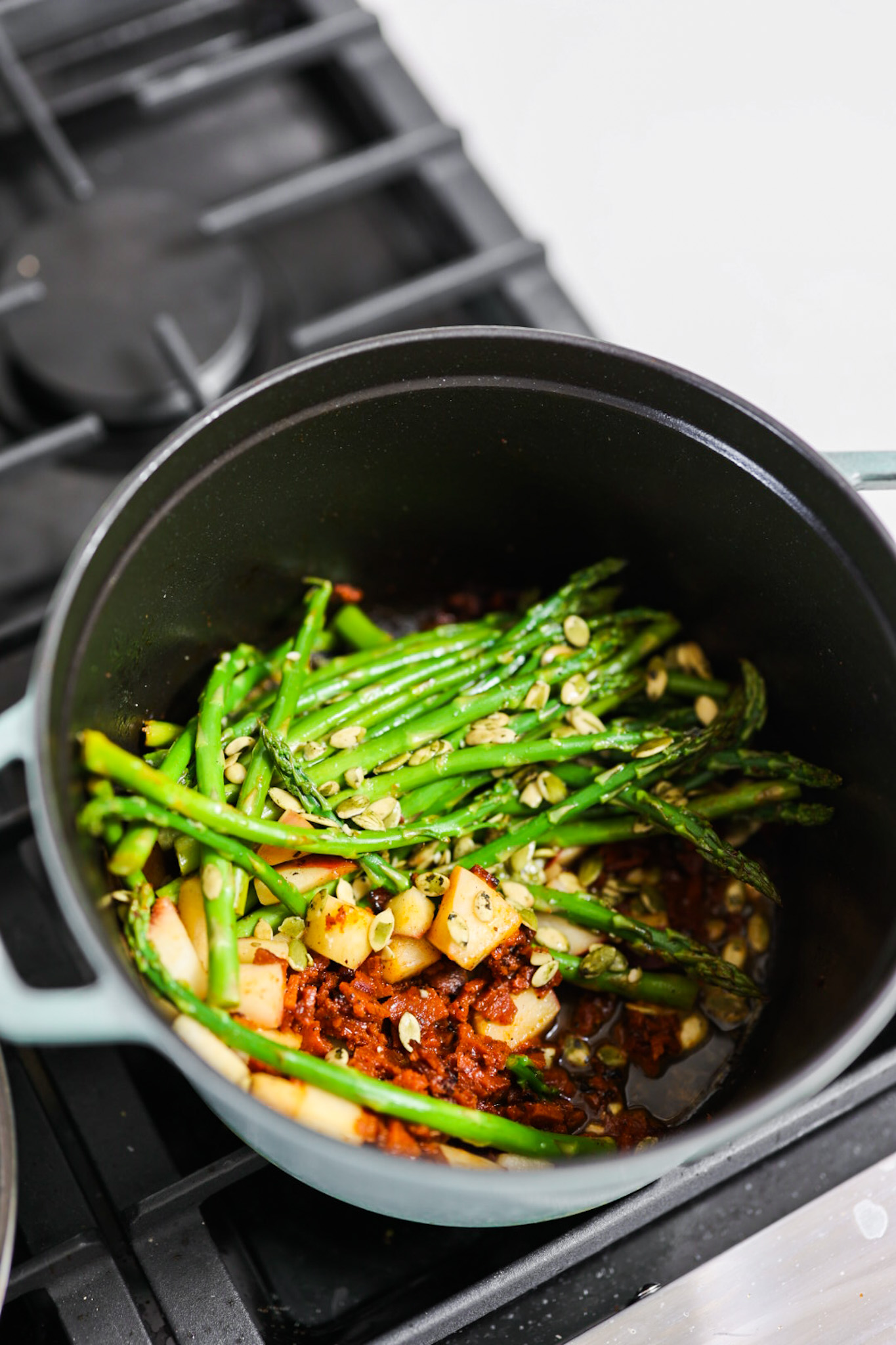 one pot asparagus dish