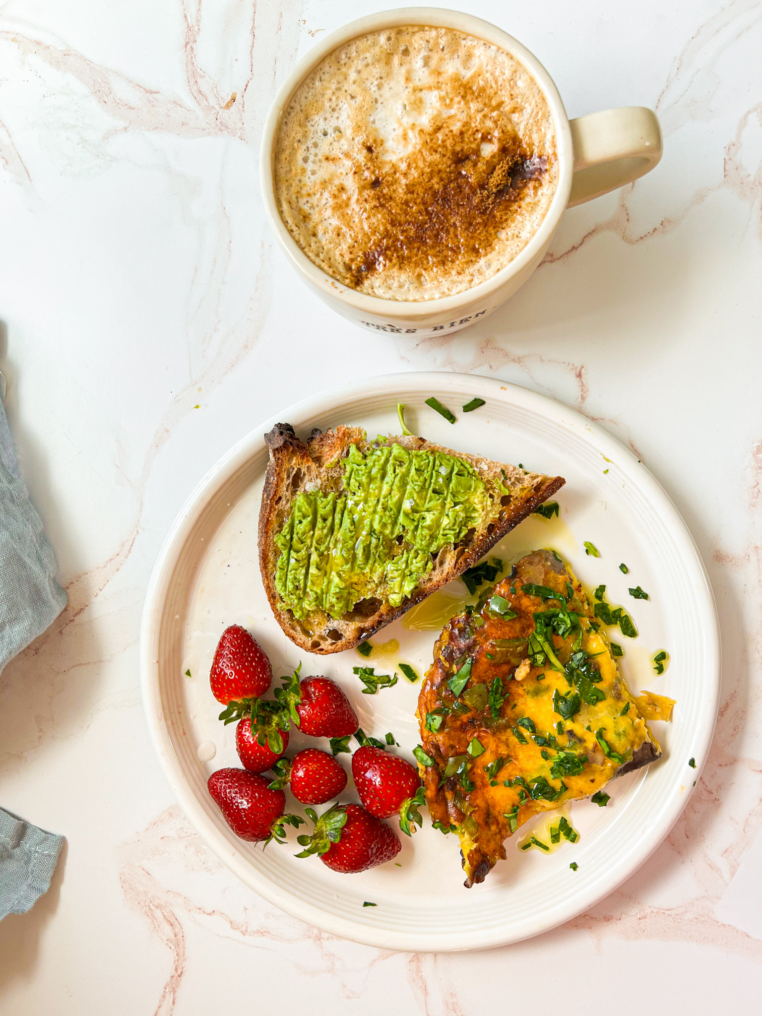 vegan egg breakfast