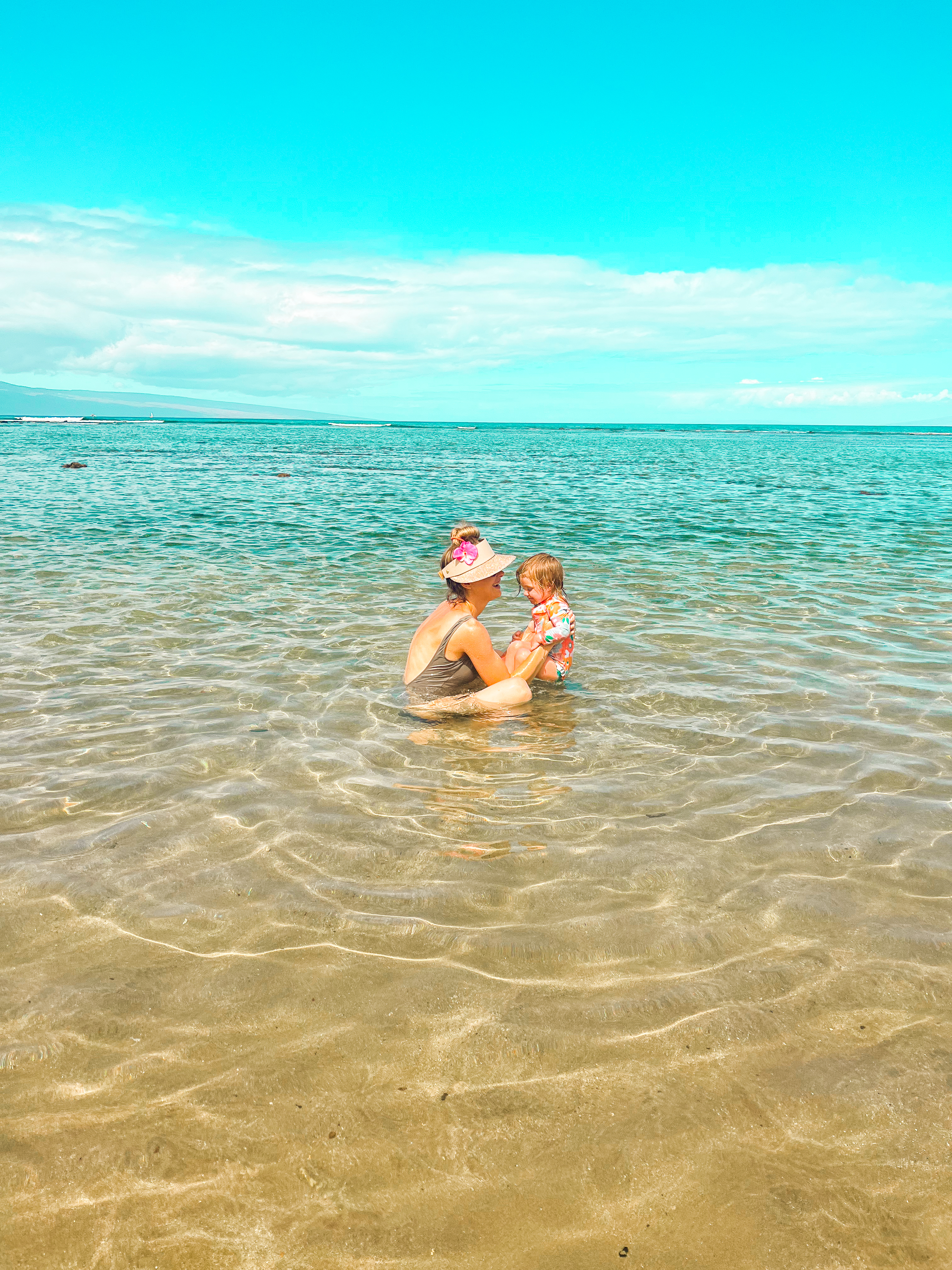 maui baby beach mom 