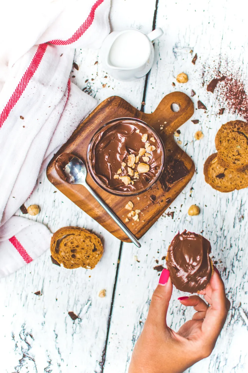 vegan nutella in a bowl