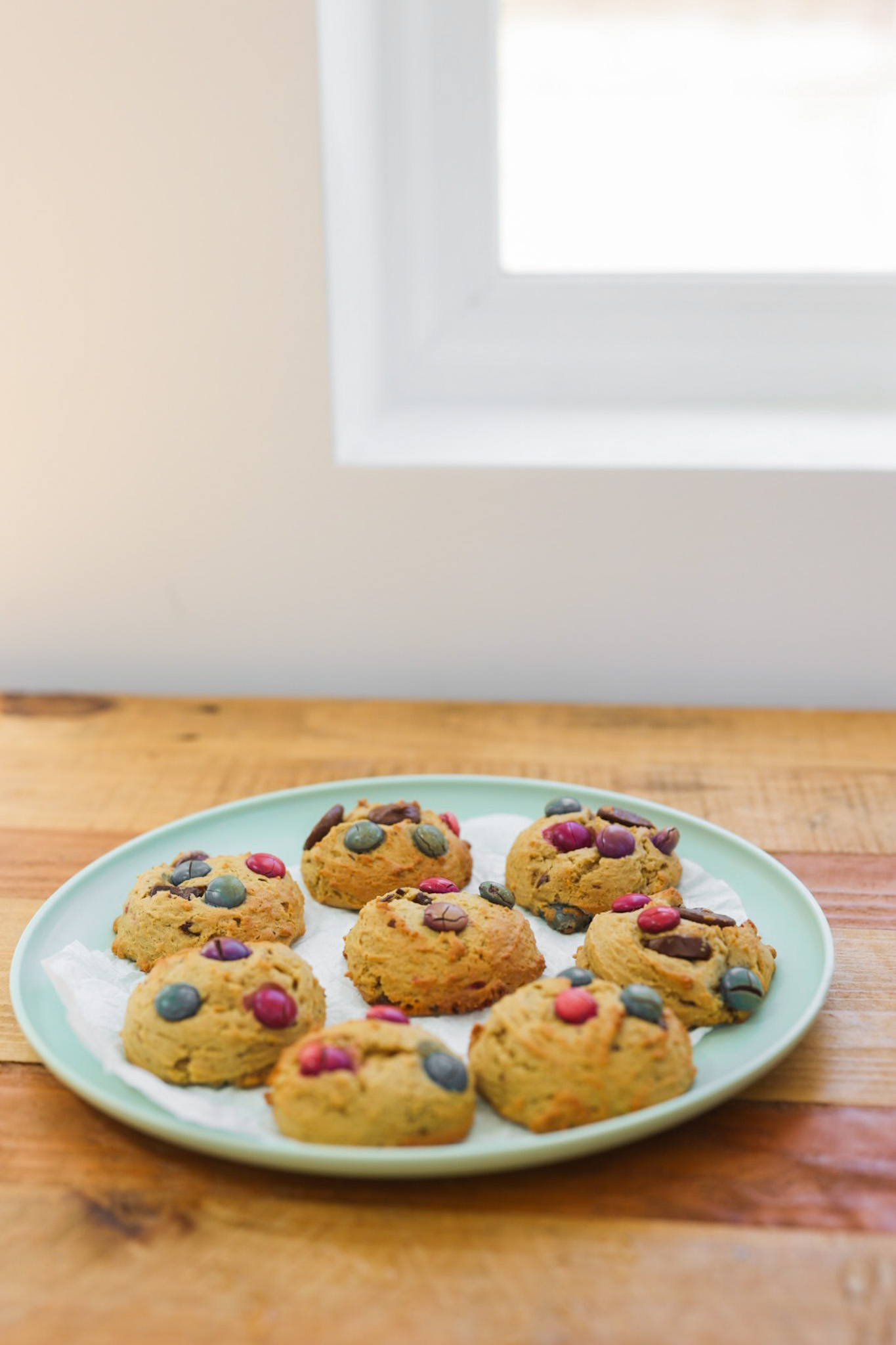 Mini Chocolate Candy Cookies