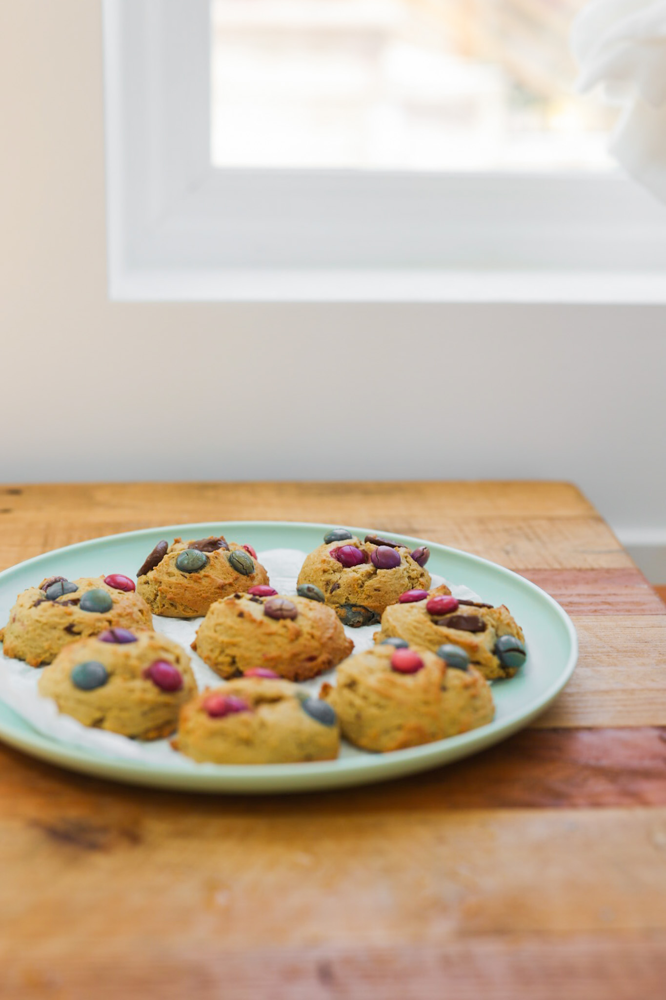 Mini Chocolate Candy Cookies