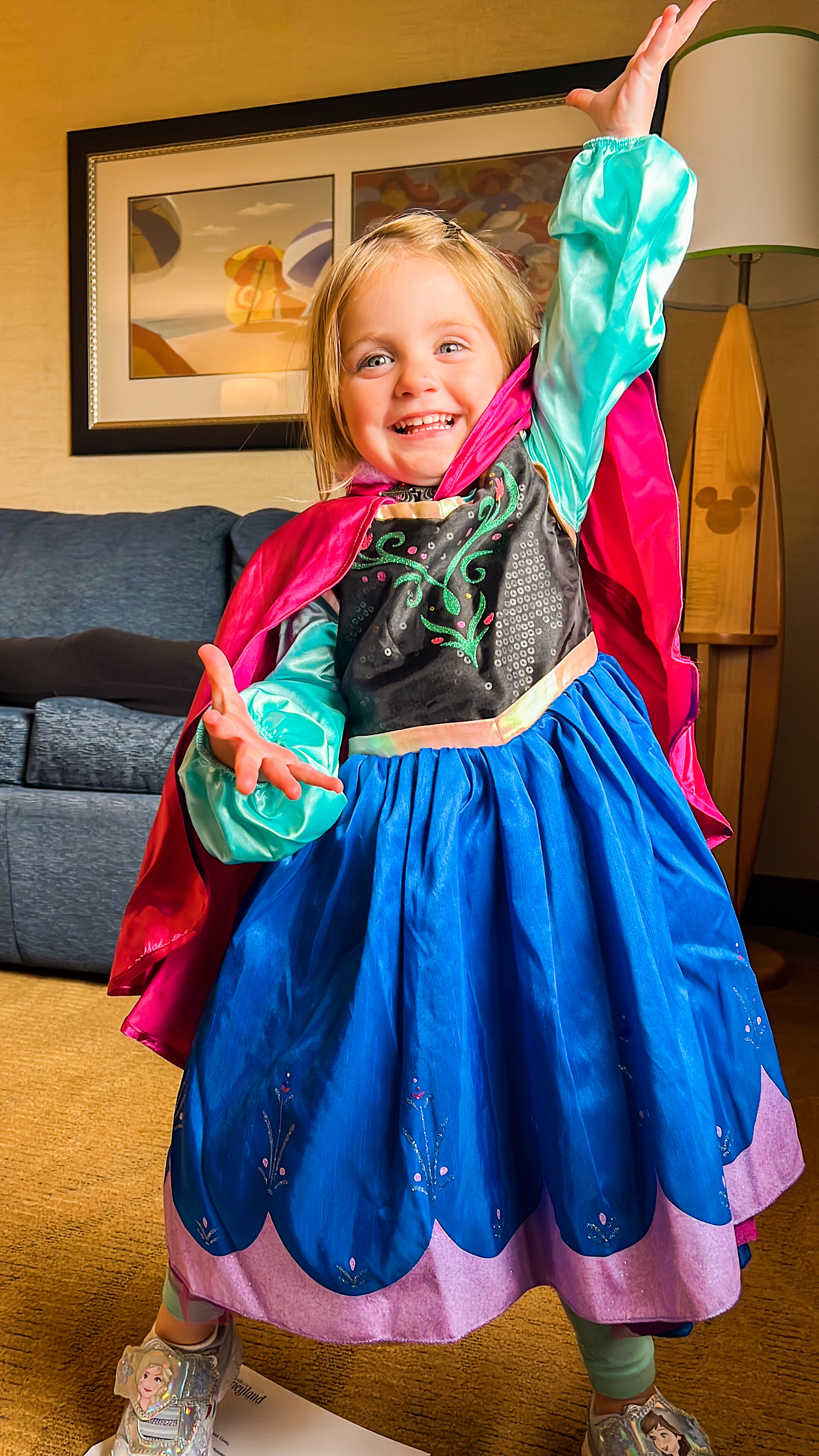 cutest toddler Anna from Frozen ever