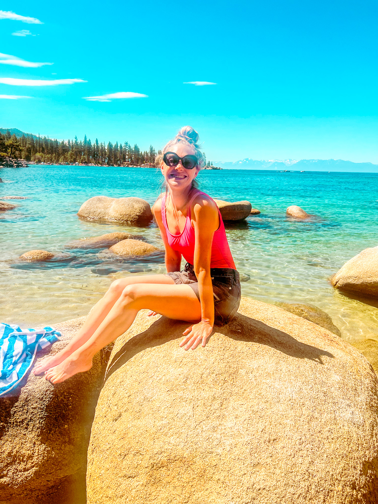 lake tahoe rocks summer