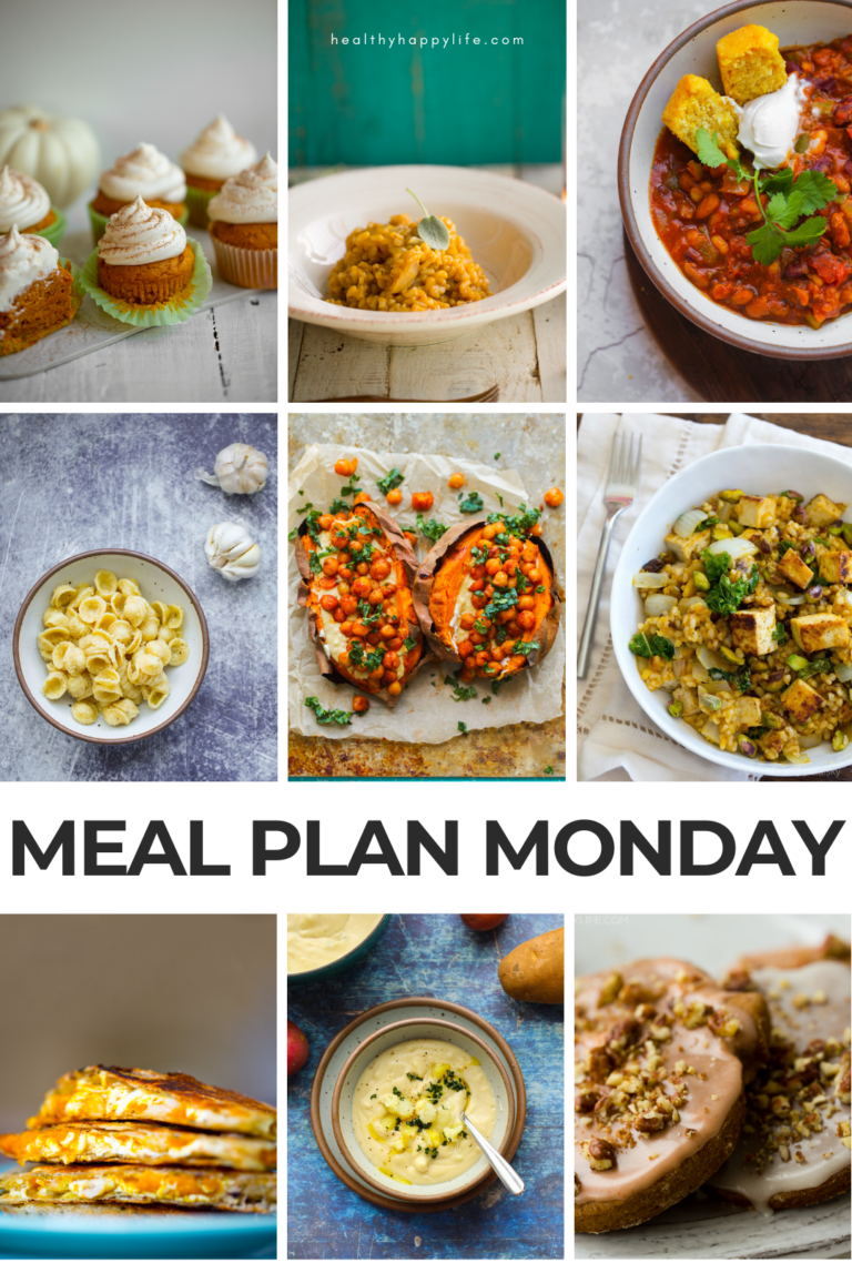 Vegan Meal Plan Monday: 10 Recipes for your Week Ahead